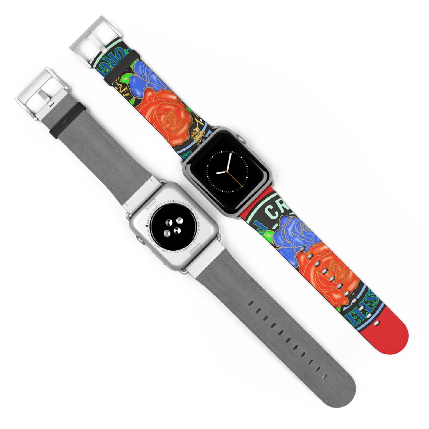 Colorful Floral Watch Band - Stylish Accessory for Everyday Wear