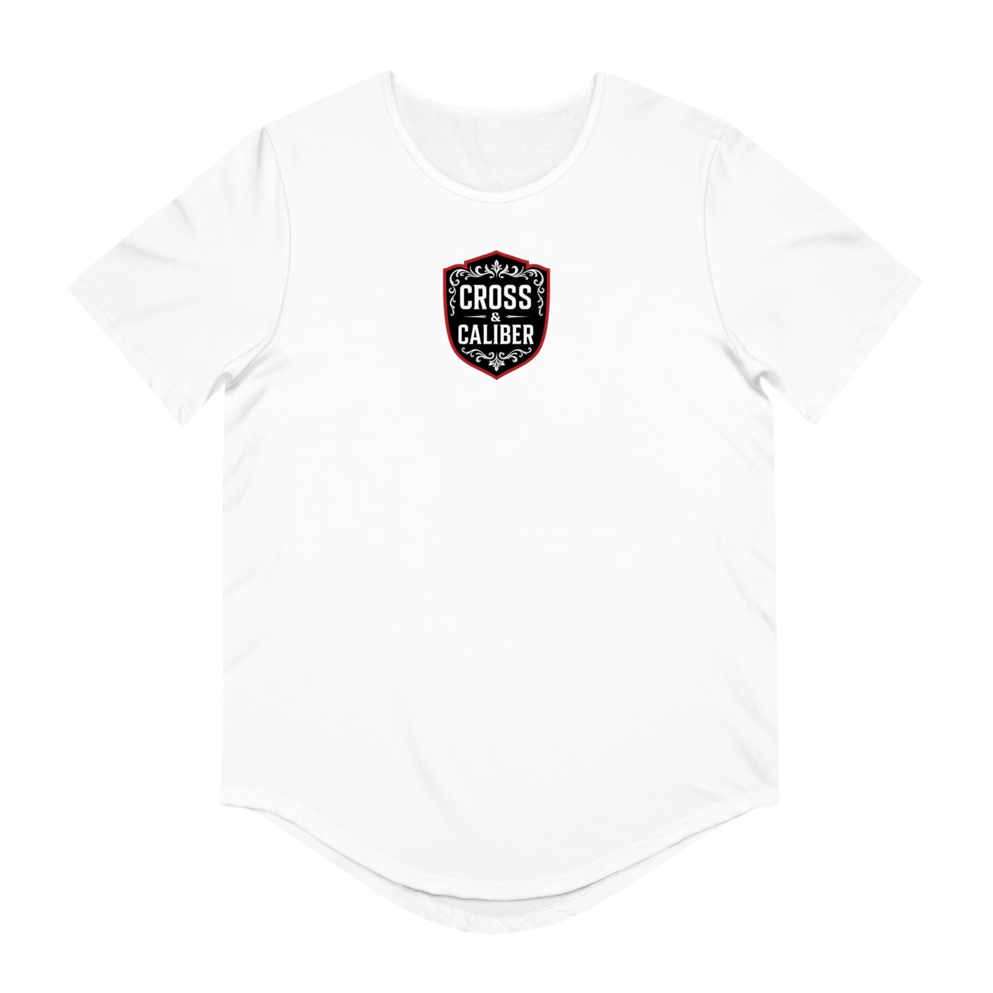 Men's Curved Hem Tee - Casual Streetwear, Worship Warfare Graphic, Gift for Him, Summer Style, Everyday Wear, Unique Design