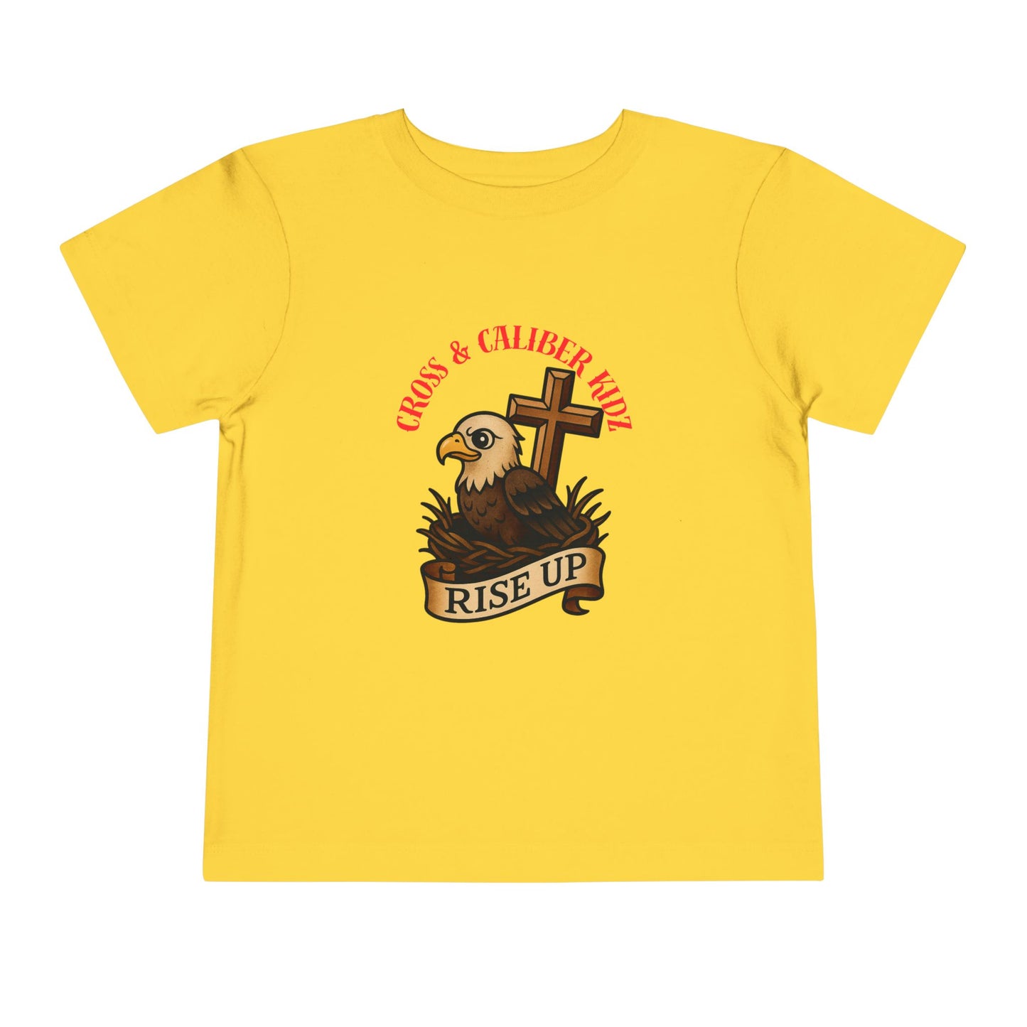 Kids' Eagle 'Rise Up' Short Sleeve Tee - Inspirational Toddler Shirt
