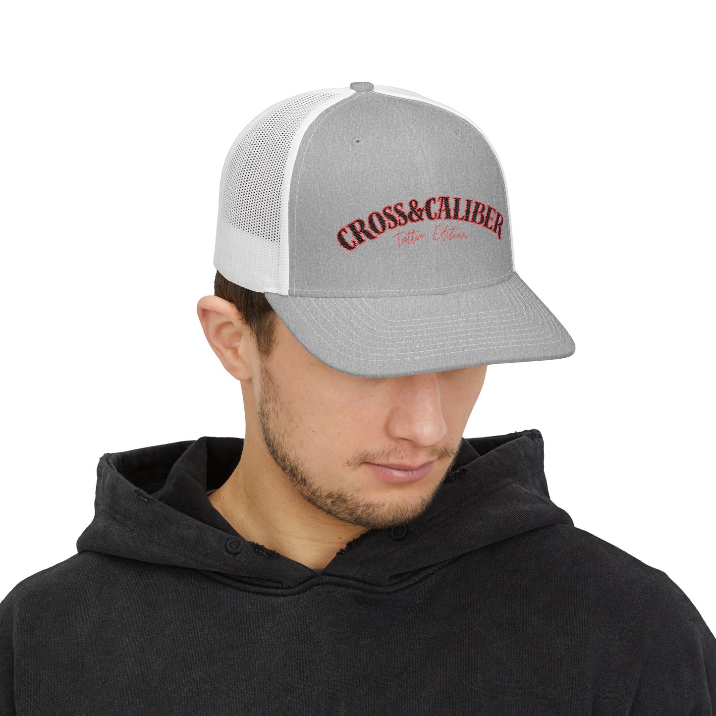 Embroidered Snapback Trucker Cap - Cool Casual Style for Outdoors