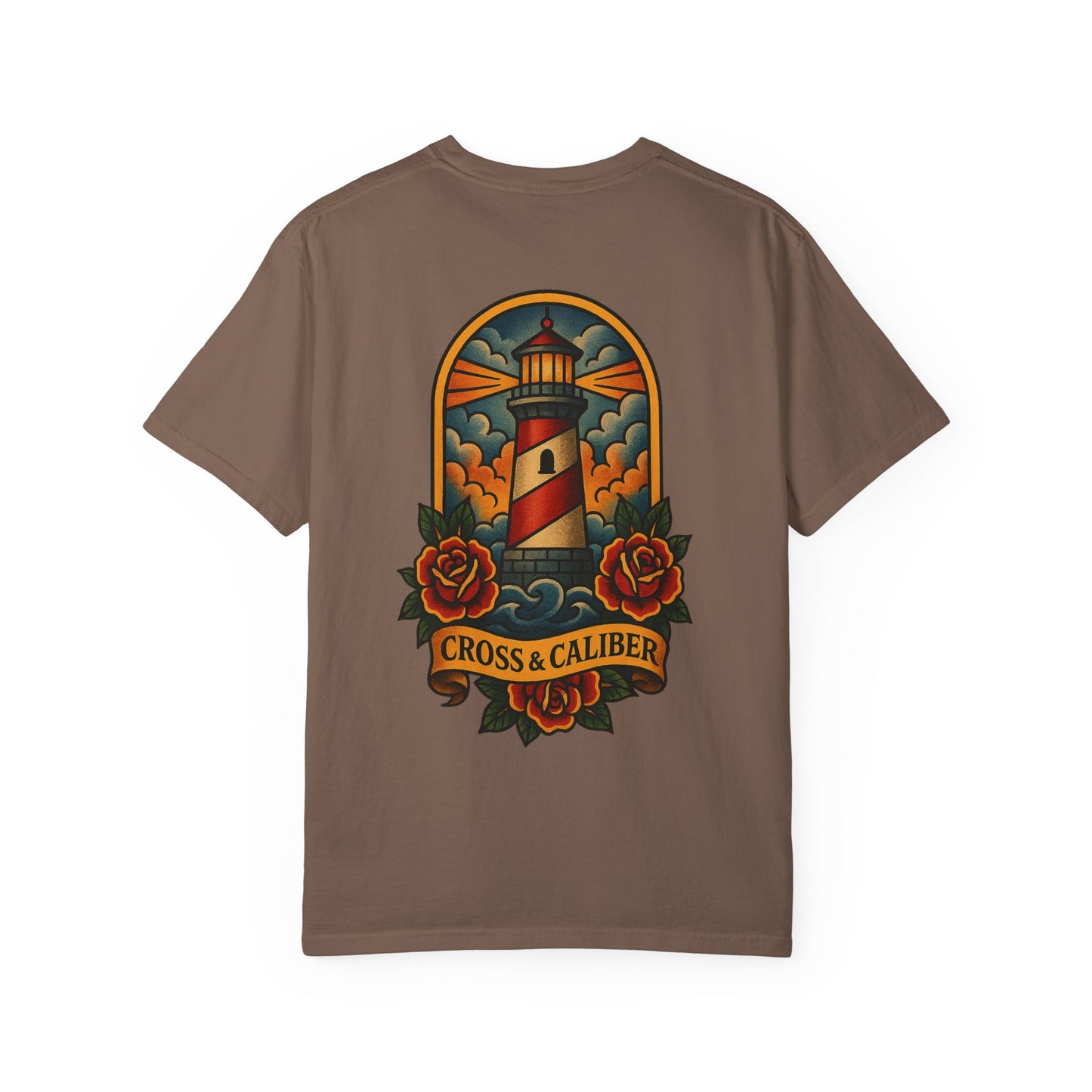 Vintage Lighthouse Unisex T-Shirt - Cross & Caliber Edition
