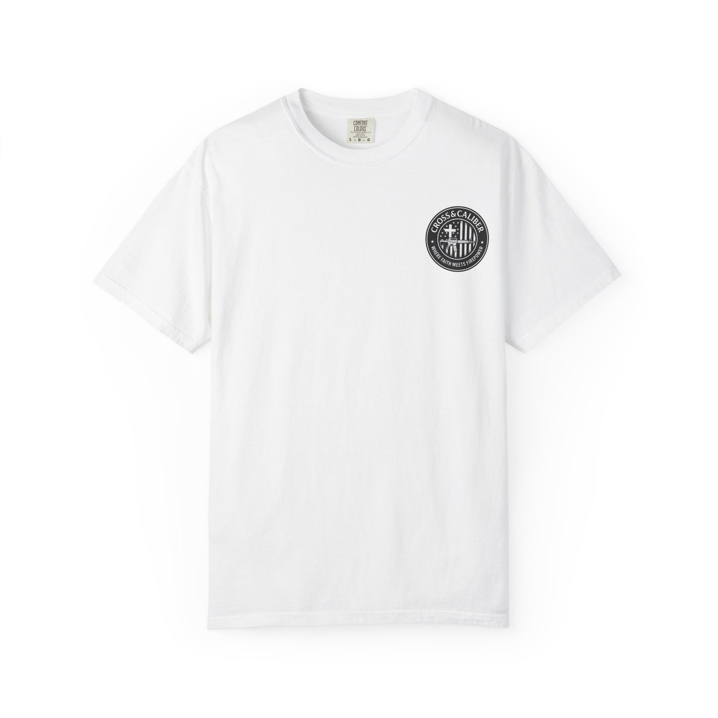 Faith-Focused Unisex Garment-Dyed T-shirt - Cross & Caliber Design