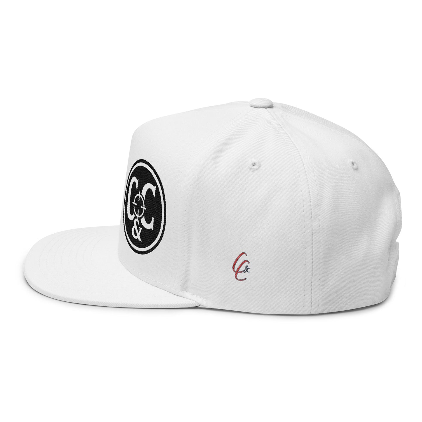 Stylish Embroidered Flat Bill Cap - Perfect for Casual Outings and Special Occasions