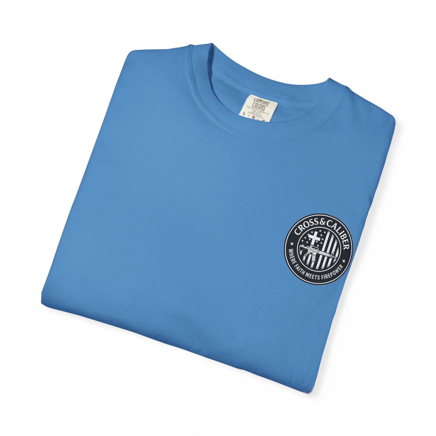 Faith-Focused Unisex Garment-Dyed T-shirt - Cross & Caliber Design