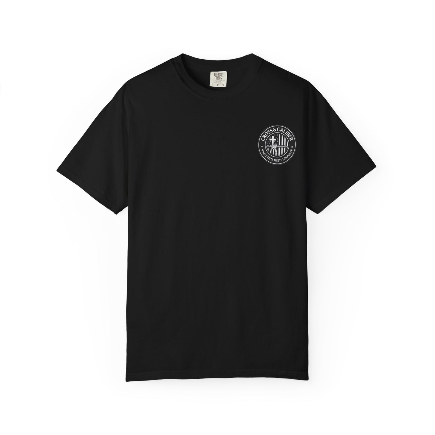 Faith-Focused Unisex Garment-Dyed T-shirt - Cross & Caliber Design