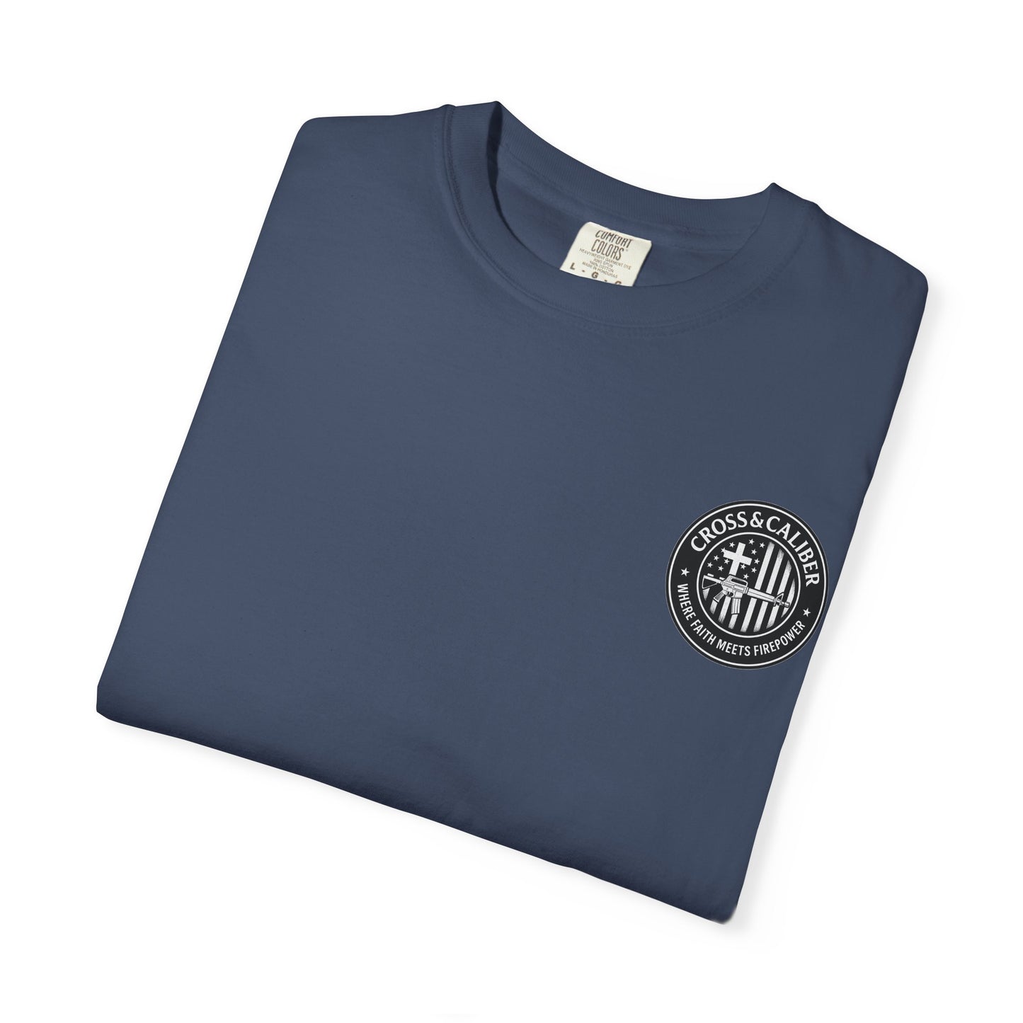 Faith-Focused Unisex Garment-Dyed T-shirt - Cross & Caliber Design