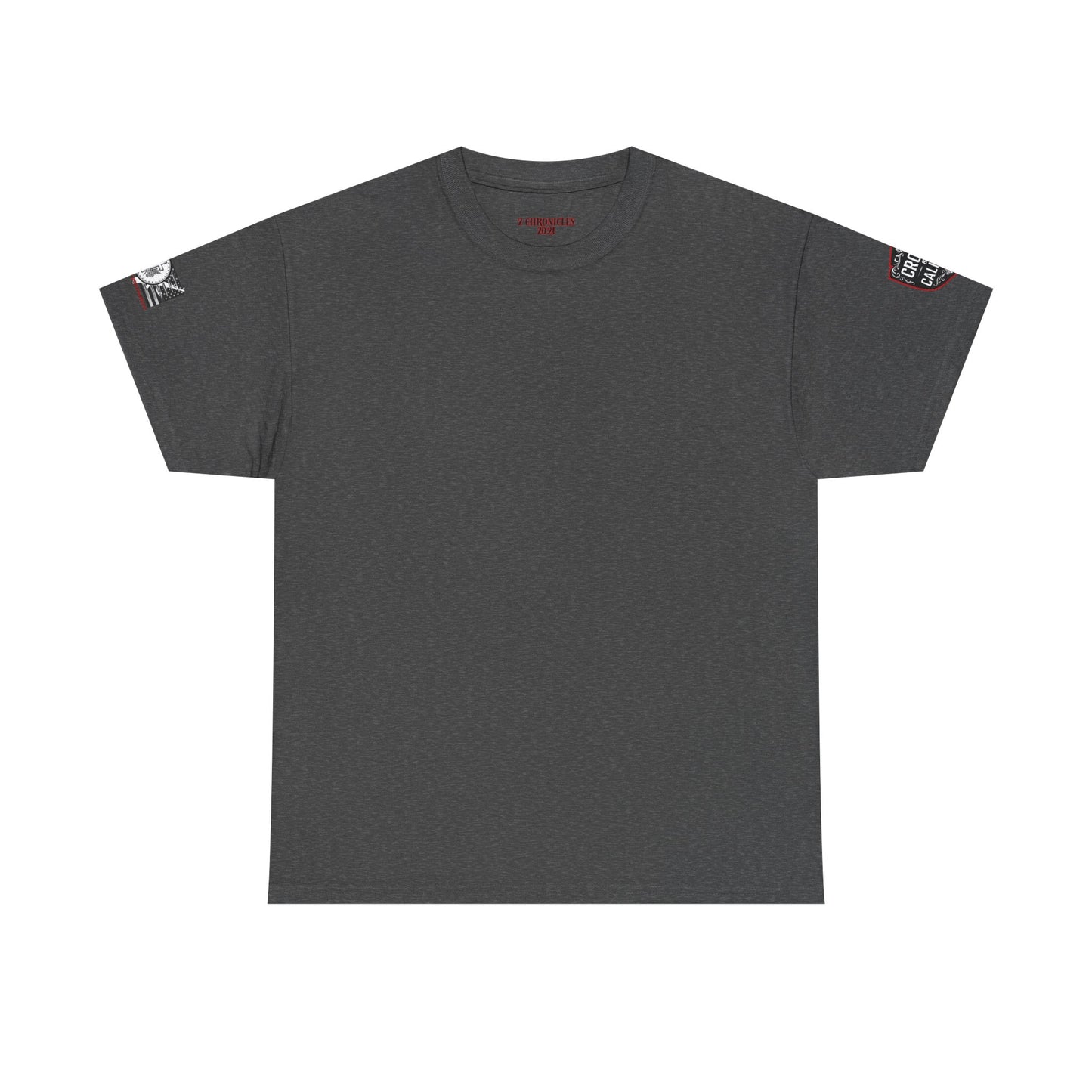 Bold Graphic Unisex Tee with Cross & Caliber Design, Casual Streetwear, Gift for Him or Her, Vintage Inspired T-Shirt,