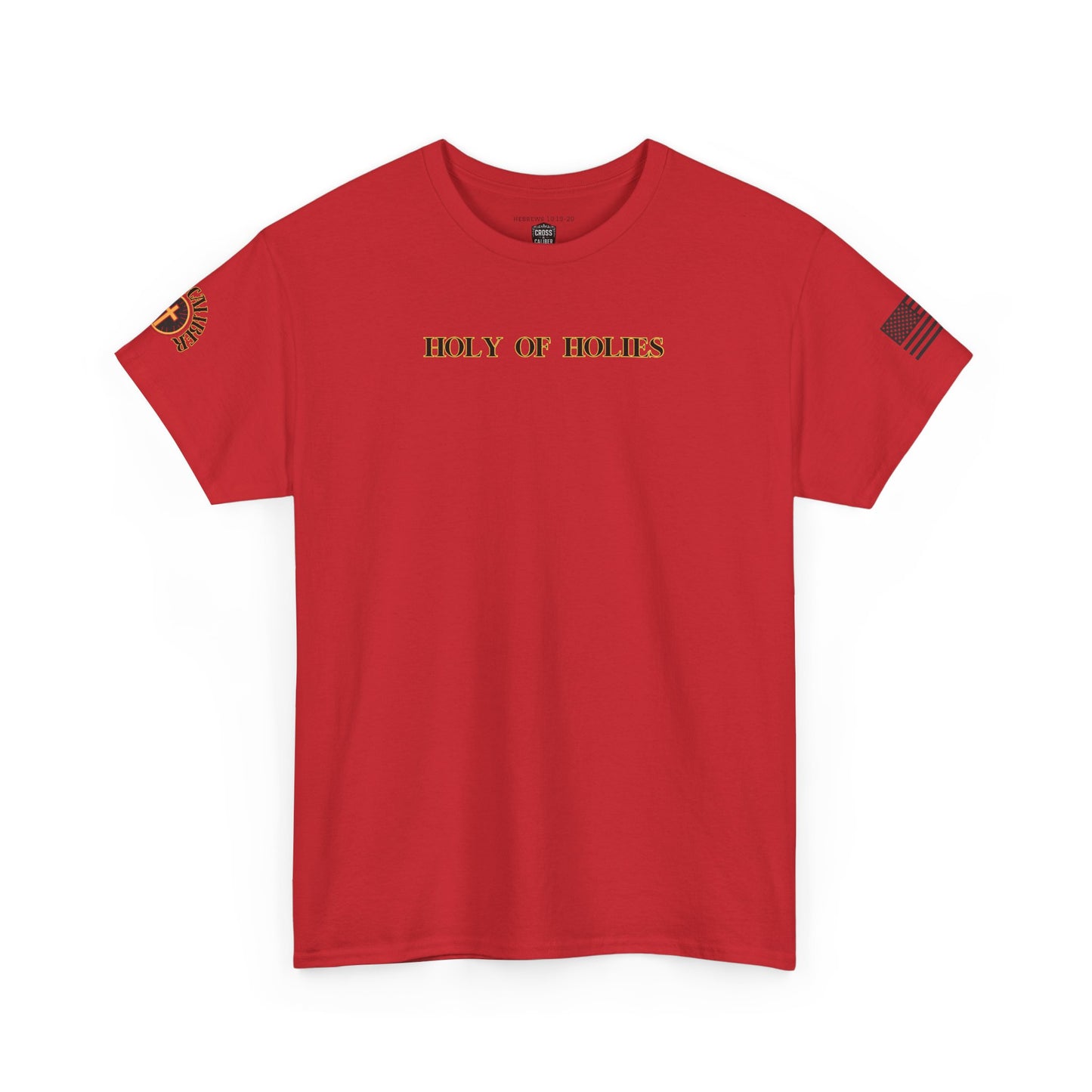 Holy of Holies Unisex Heavy Cotton Tee, Casual T-Shirt, Graphic Tee for Everyday Wear, Unique Gift for Friends, Trendy Vintage Style