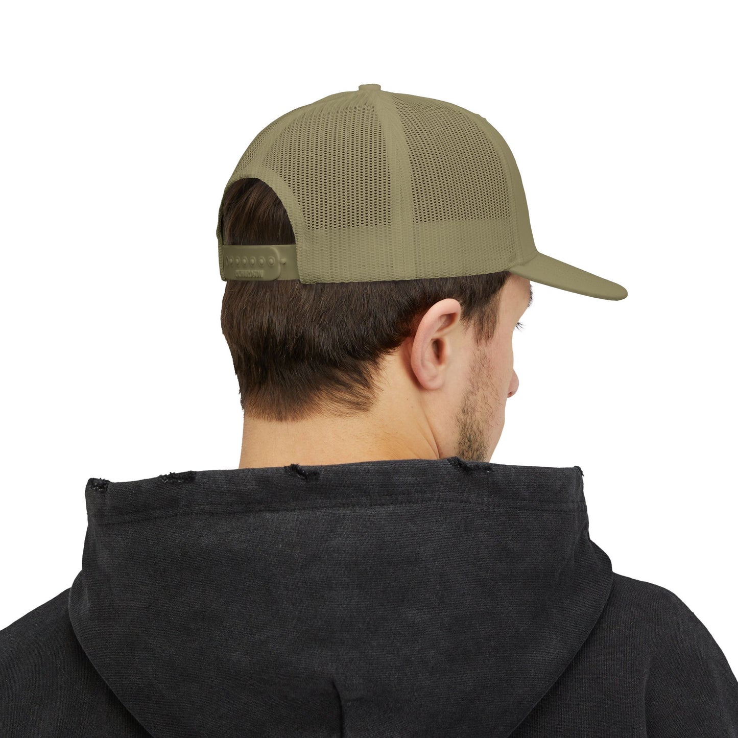 Embroidered Snapback Trucker Cap - Cool Casual Style for Outdoors