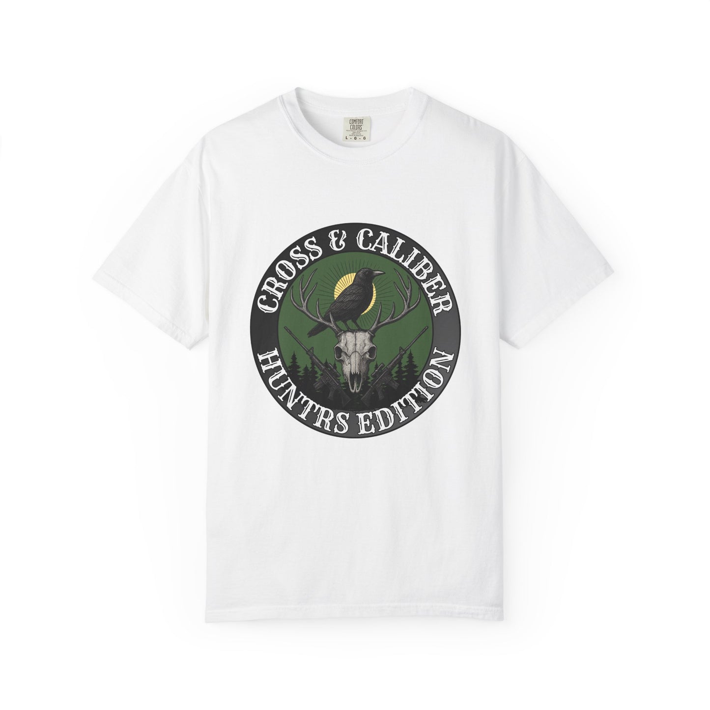 Hunting Themed Unisex T-Shirt | Cross & Caliber | Gift for Hunters | Outdoor Wear | Nature Lover Tee, Casual Style, Hunting Apparel