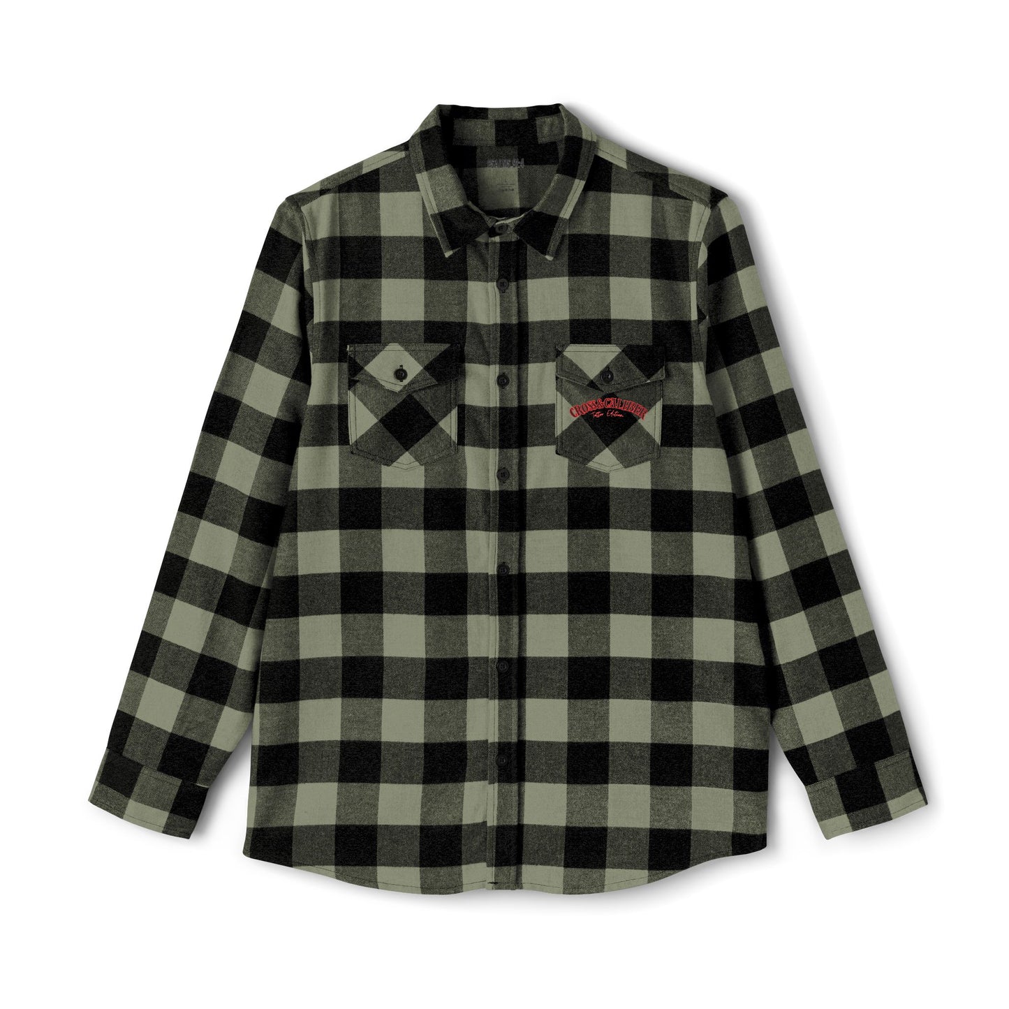 Unisex Flannel Shirt - God, Guns & Glory Design