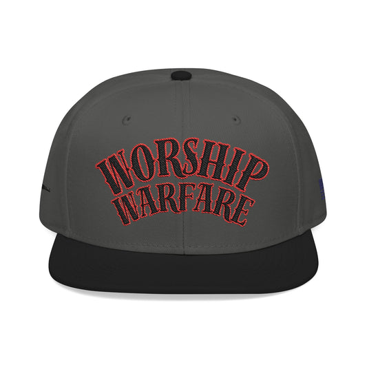 Worship Warfare Snapback Cap - Embroidered Hat for Faith & Style