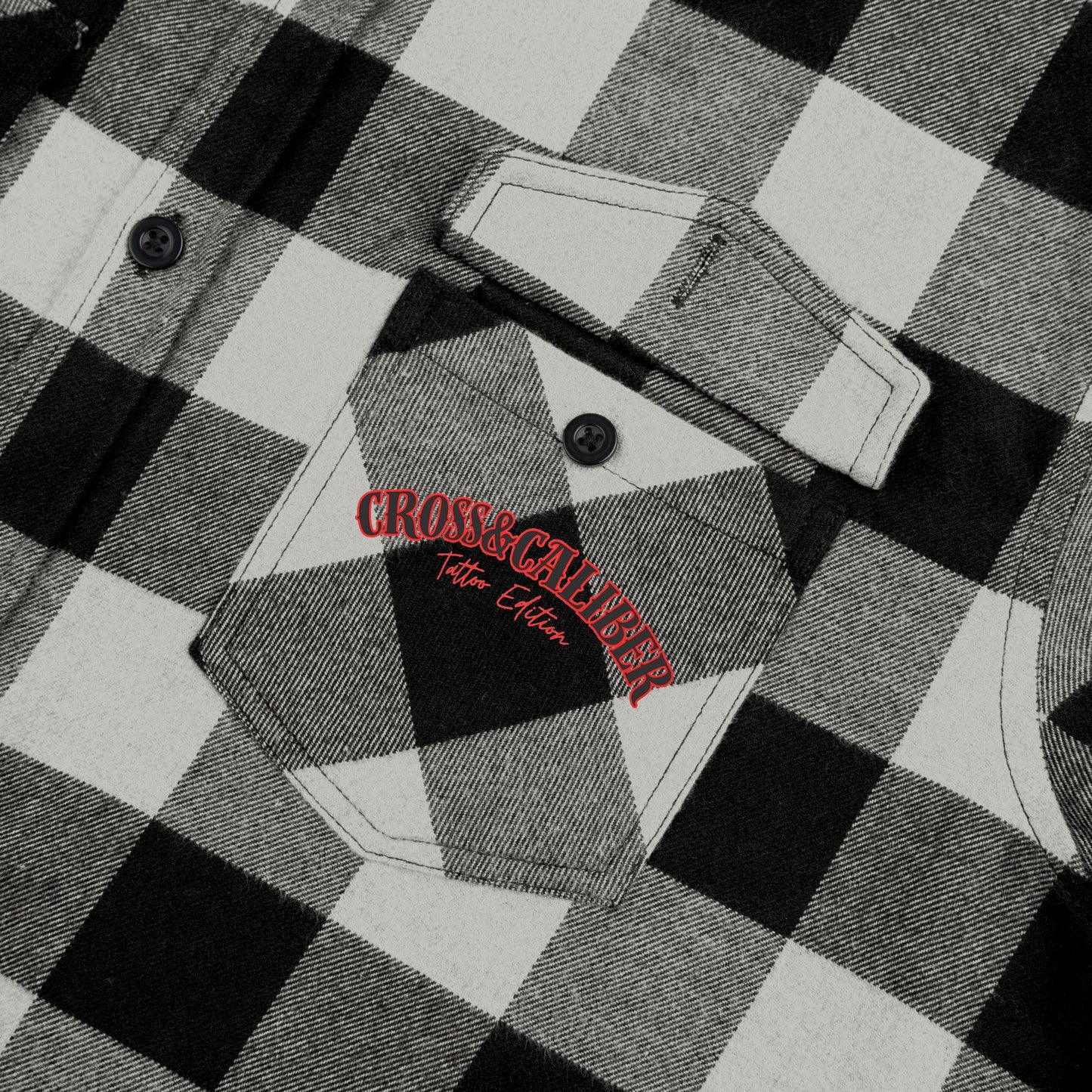 Unisex Flannel Shirt - God, Guns & Glory Design