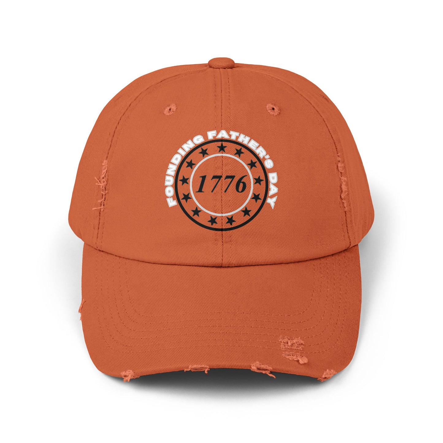 Distressed Cap with Vintage 1776 Design | Casual Style, Patriotic Hat, Unisex, Gift for Holidays, Summer Accessory