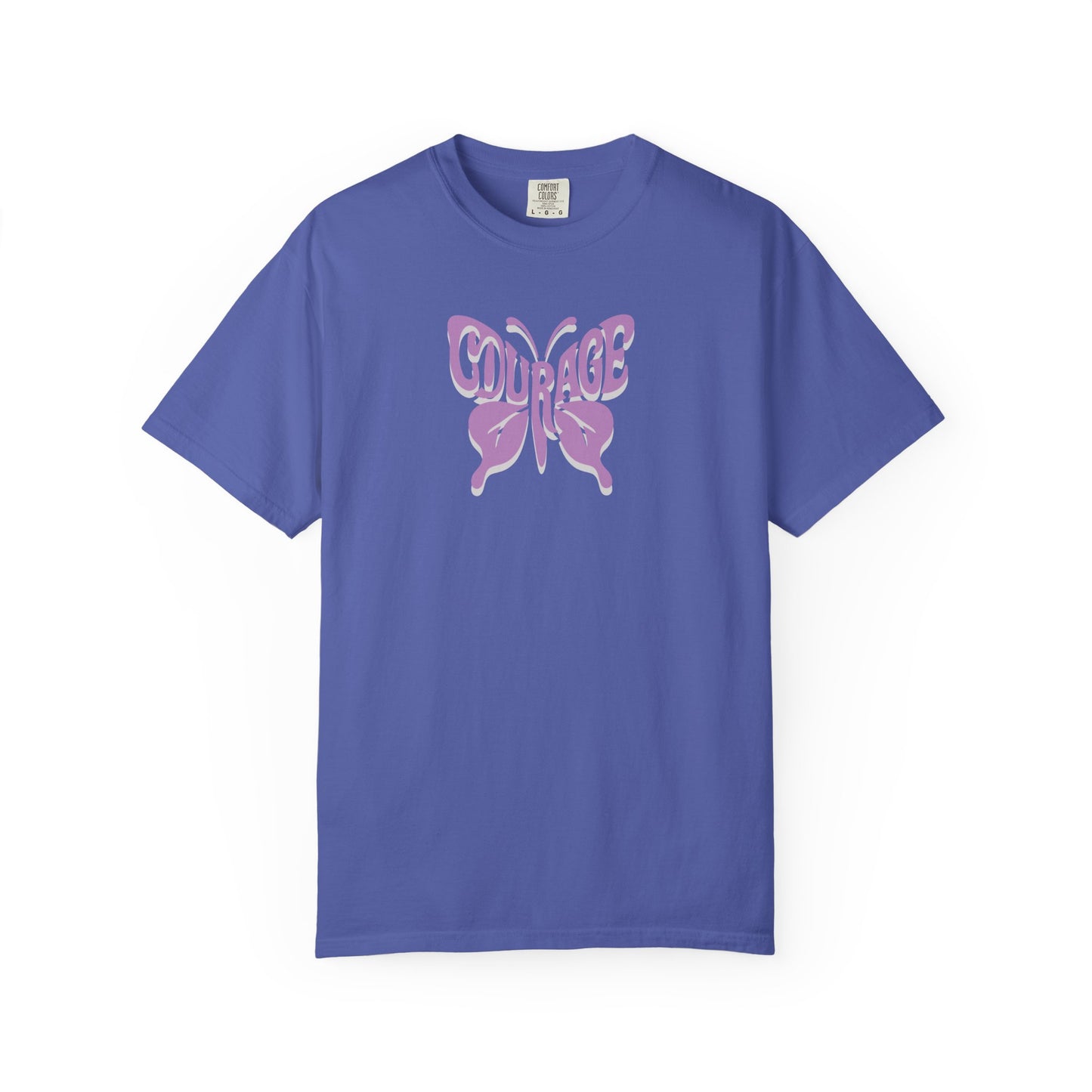 Courage Butterfly T-Shirt, Inspirational Tee, Unisex Graphic Shirt, Motivation Gift, Empowerment Apparel, Butterfly Design