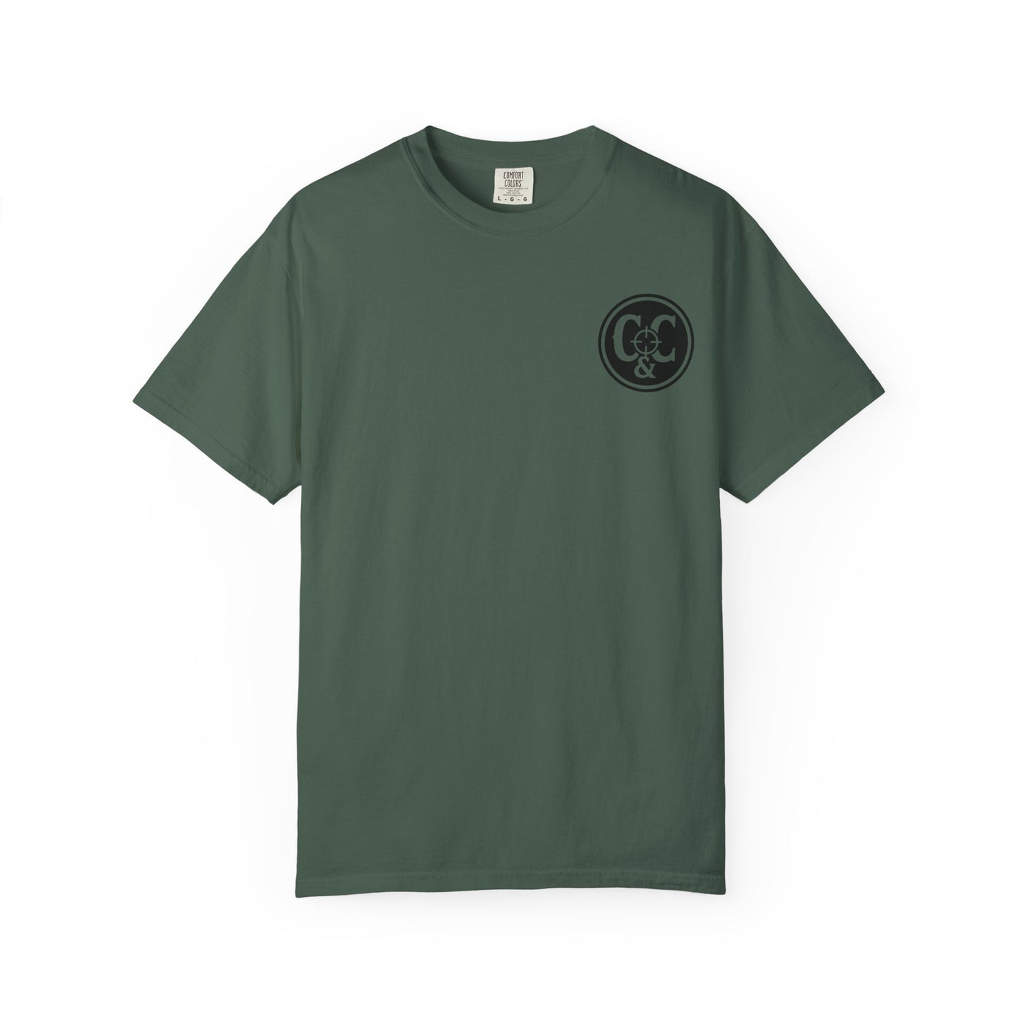 Patriotic Unisex Garment-Dyed T-Shirt: Built to Defend, Called to Serve