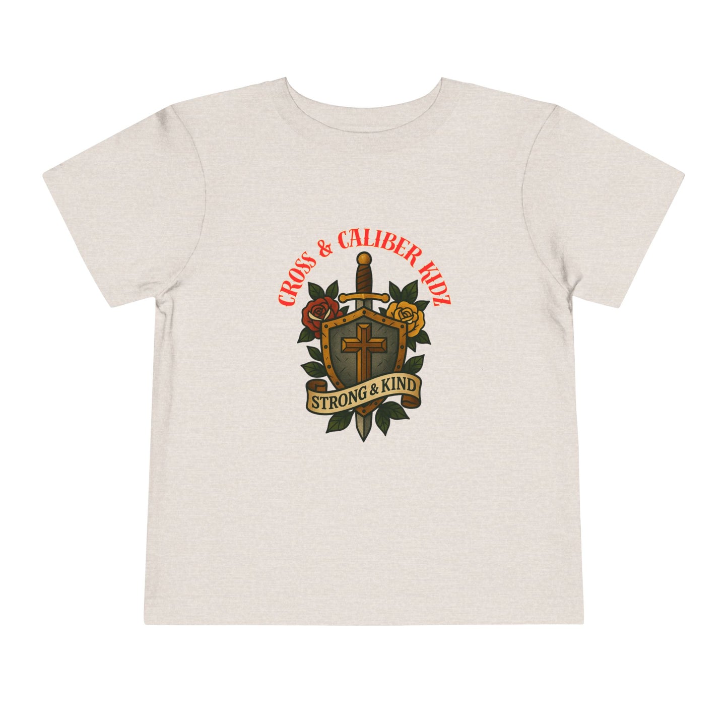 Cross & Caliber Kidz Toddler Tee - Strong & Kind Design