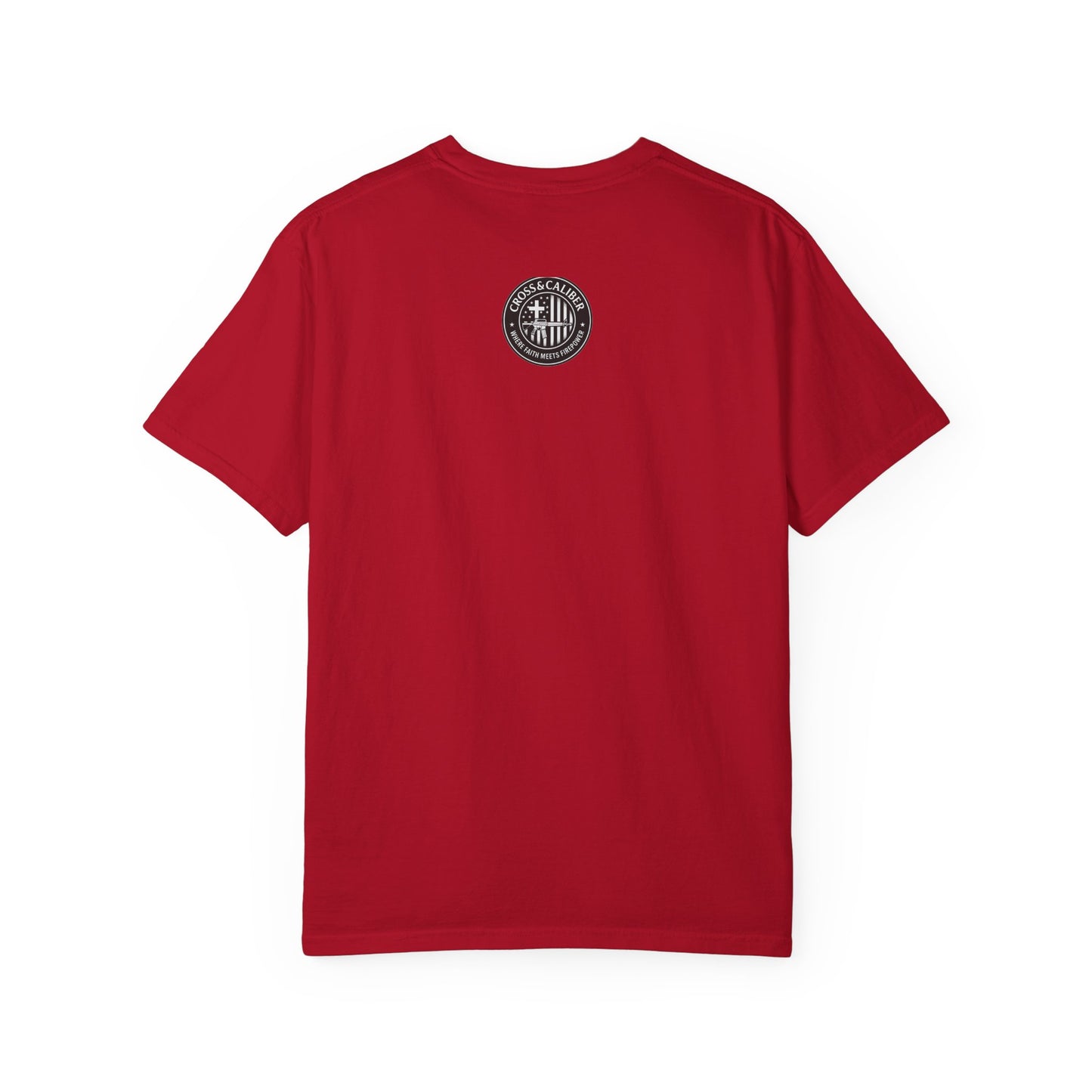 Cross & Guns Graphic Tee, Unisex Fashion Shirt, Casual Wear, Gift for Veterans, Independence Day Apparel, Statement T-shirt