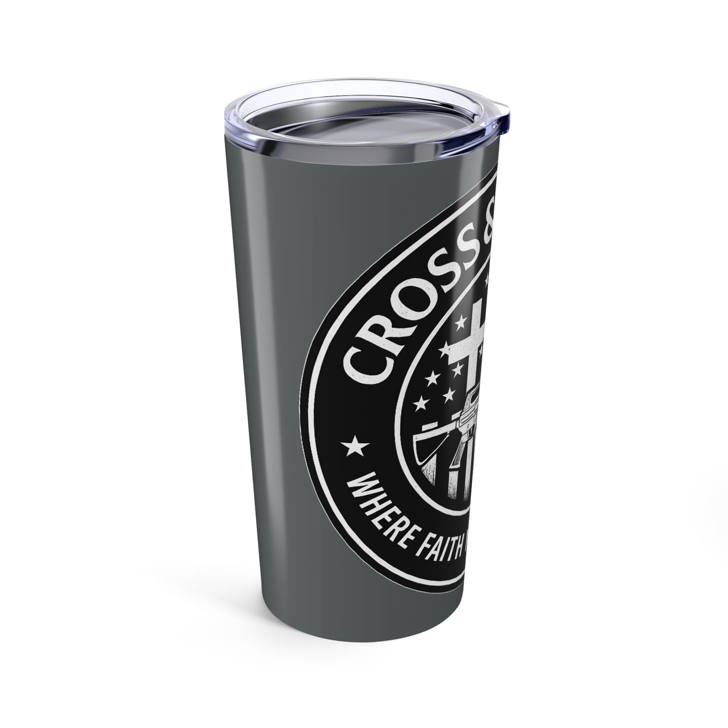 Faith Meets Firearms 20oz Tumbler - Perfect for Patriotic Celebrations