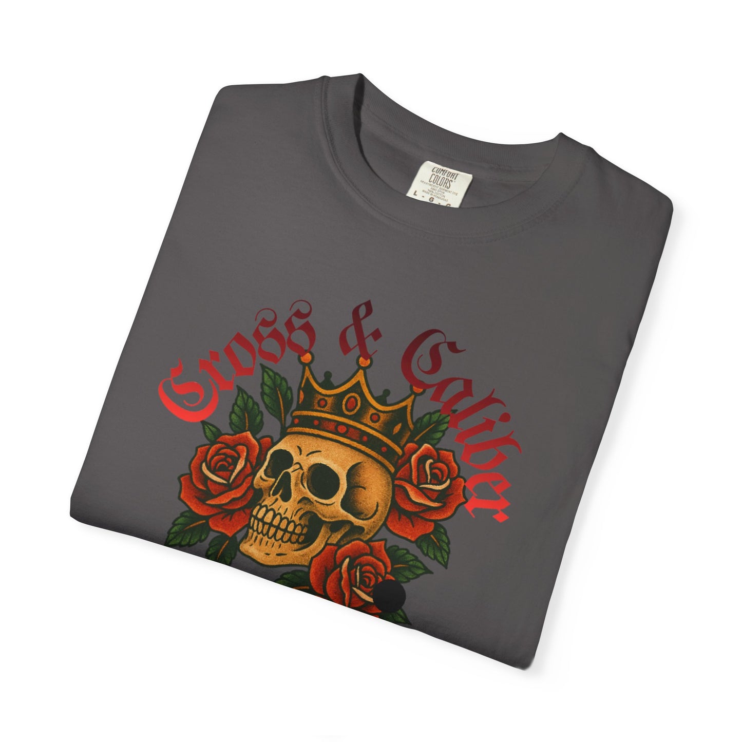 Skull & Roses T-Shirt | Edgy Graphic Tee for Concerts, Festivals, Everyday Wear, Gifts for Him/Her, Halloween Apparel