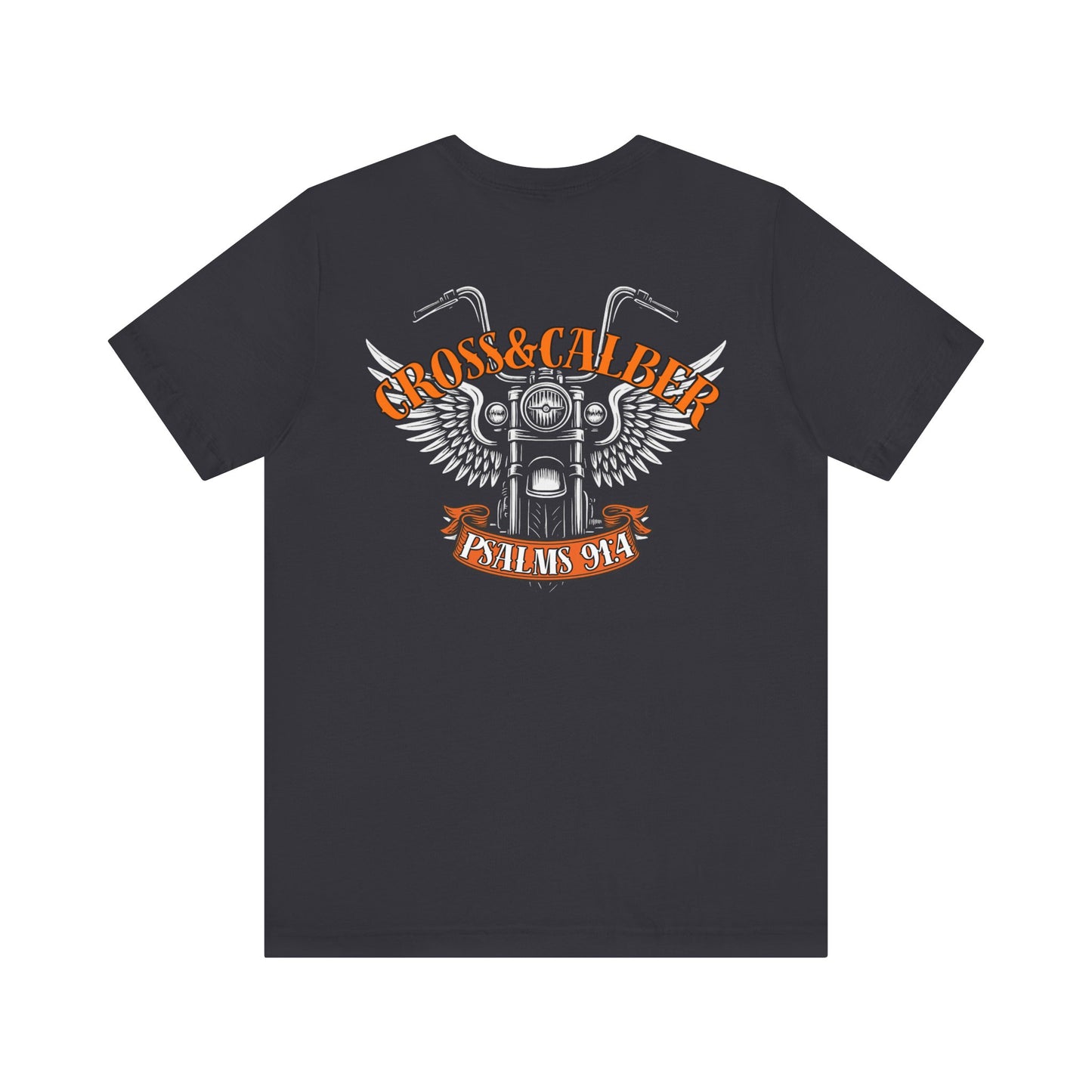Inspirational Psalms 91:4 Unisex Jersey Tee
