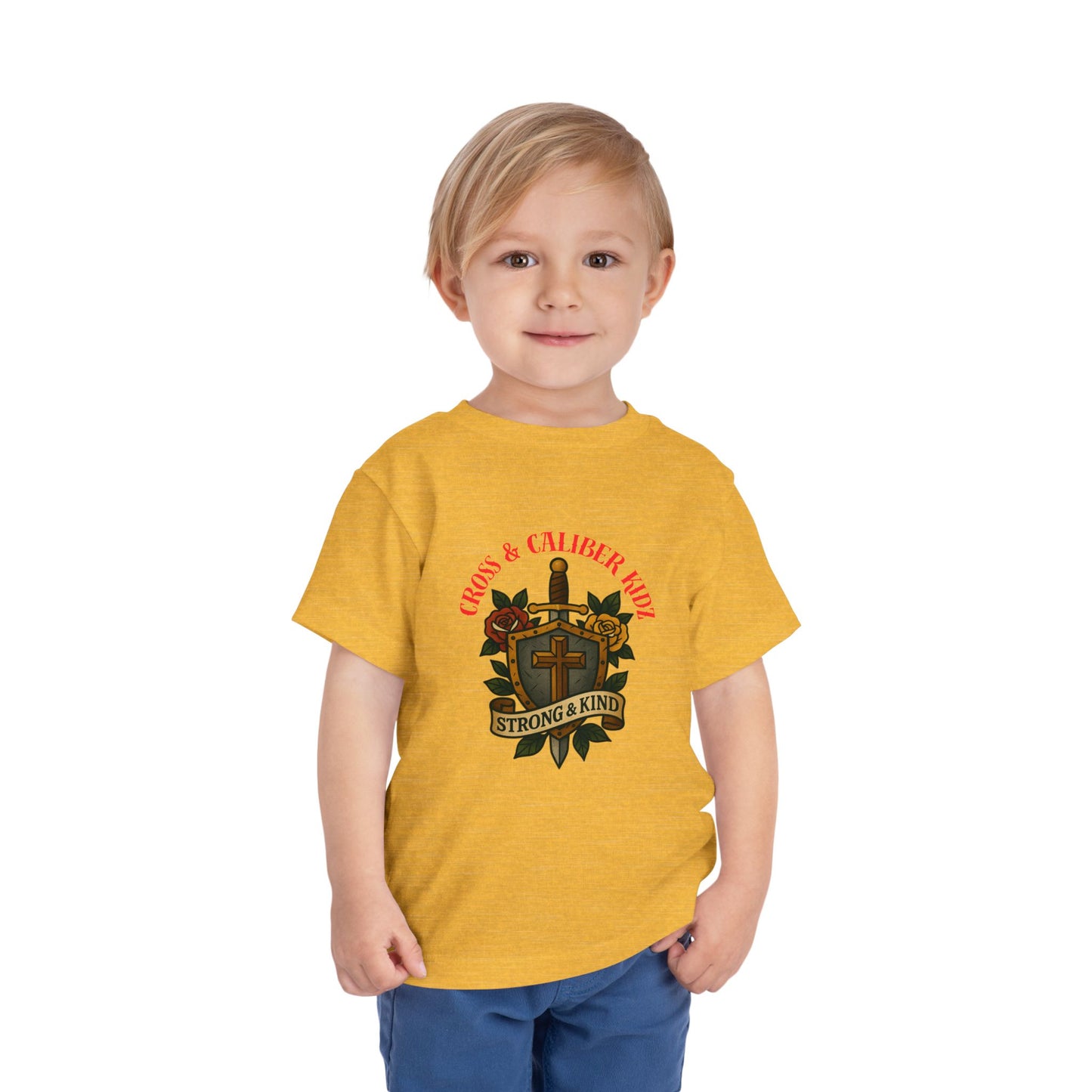 Cross & Caliber Kidz Toddler Tee - Strong & Kind Design