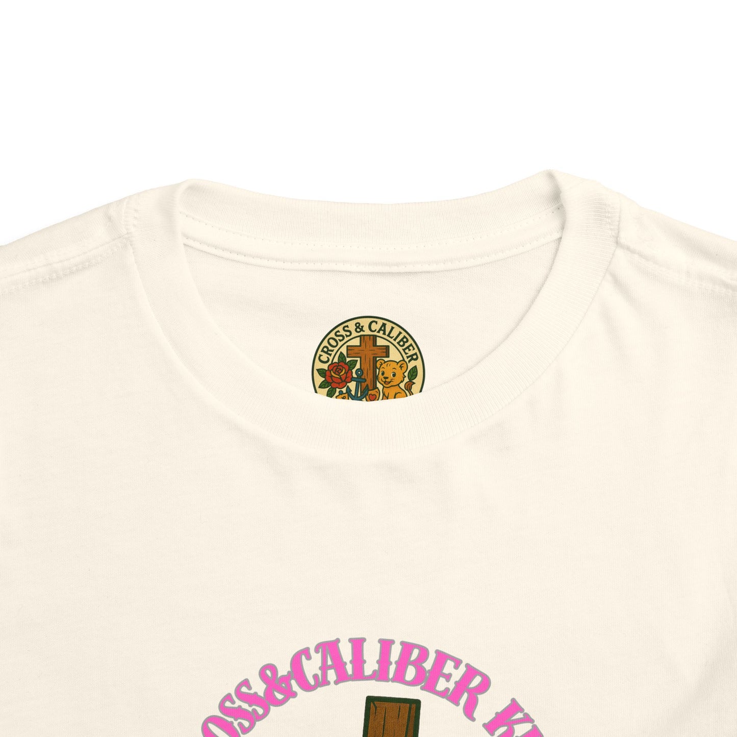 Toddler Short Sleeve Tee - Bold as a Lioness Design