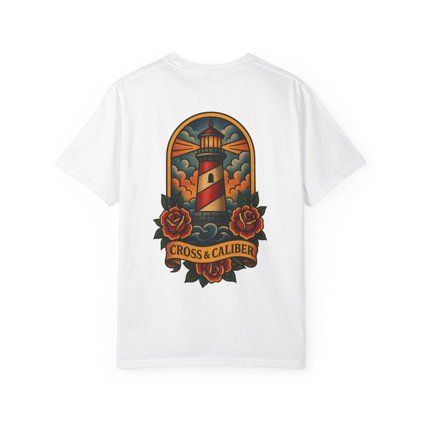 Vintage Lighthouse Unisex T-Shirt - Cross & Caliber Edition