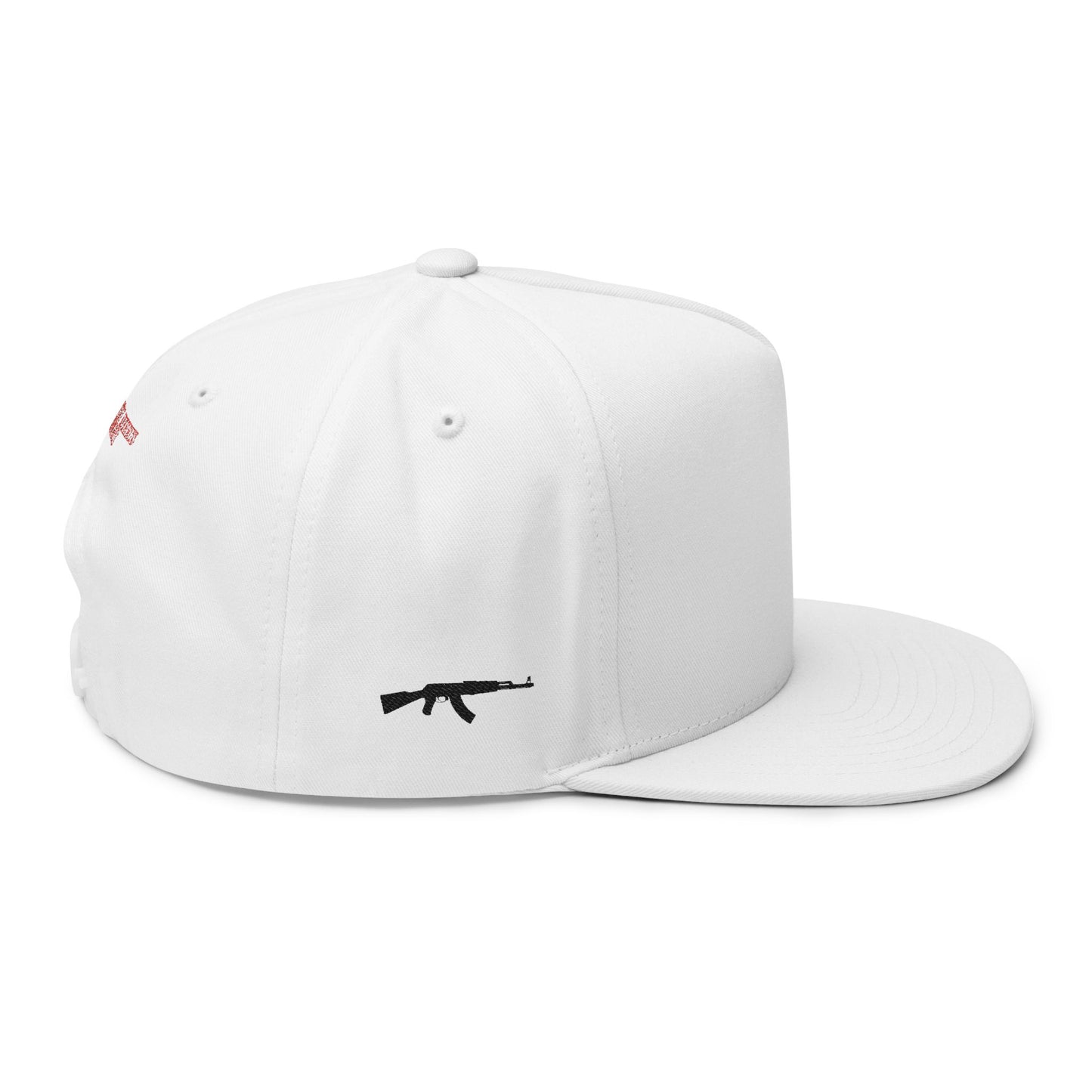 Embroidered Flat Bill Cap - Cross & Caliber Design