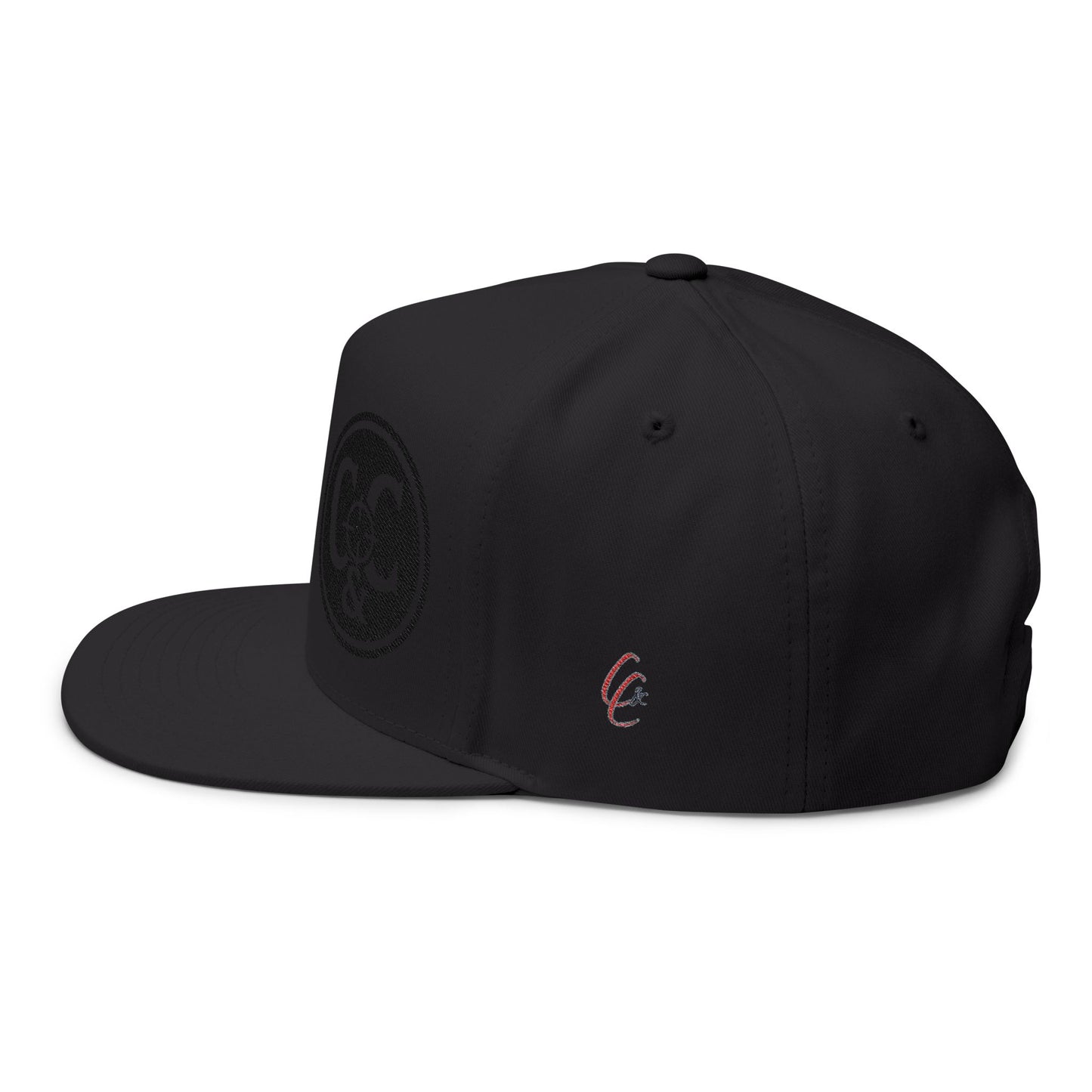 Stylish Embroidered Flat Bill Cap - Perfect for Casual Outings and Special Occasions