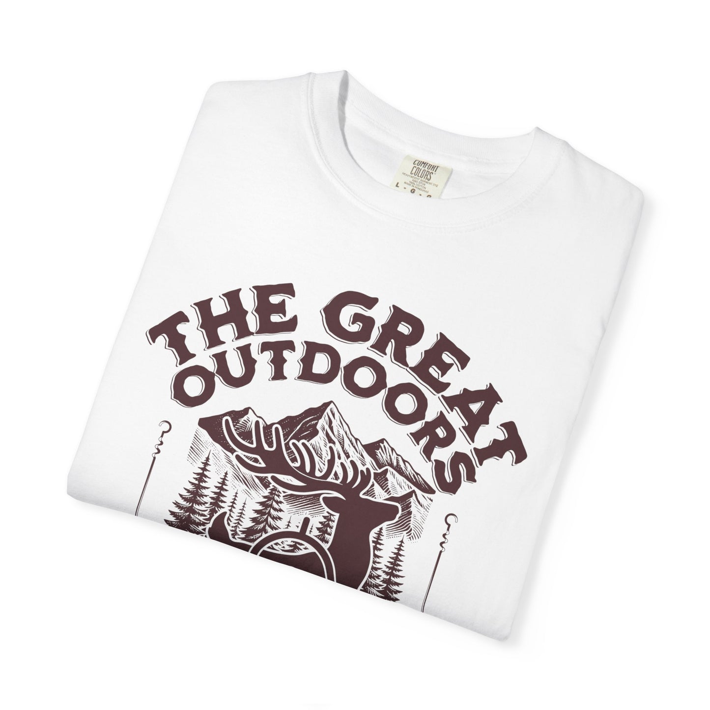 Unisex Outdoor Adventure T-shirt, Great Outdoors Tee, Casual Hiking Shirt, Nature Lover Apparel, Gift for Campers, Environmentalist Clothing