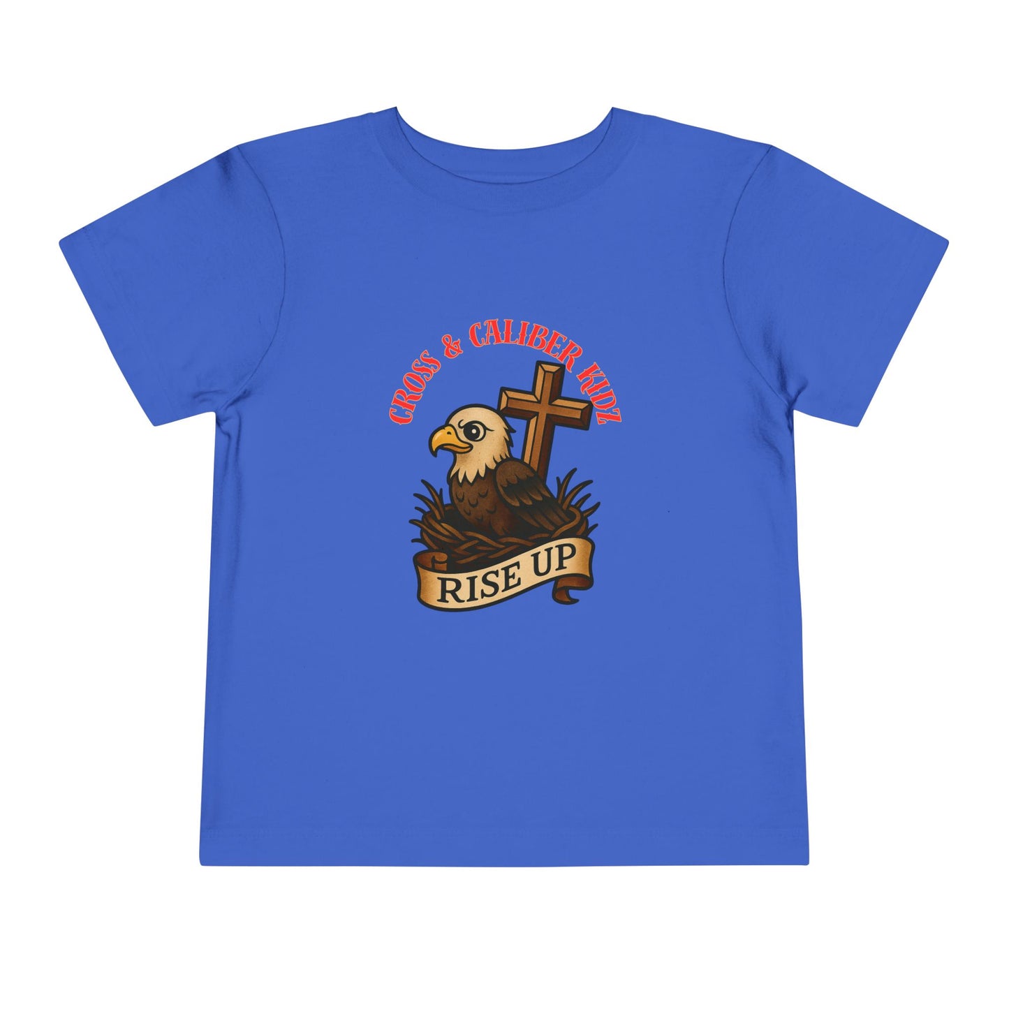 Kids' Eagle 'Rise Up' Short Sleeve Tee - Inspirational Toddler Shirt