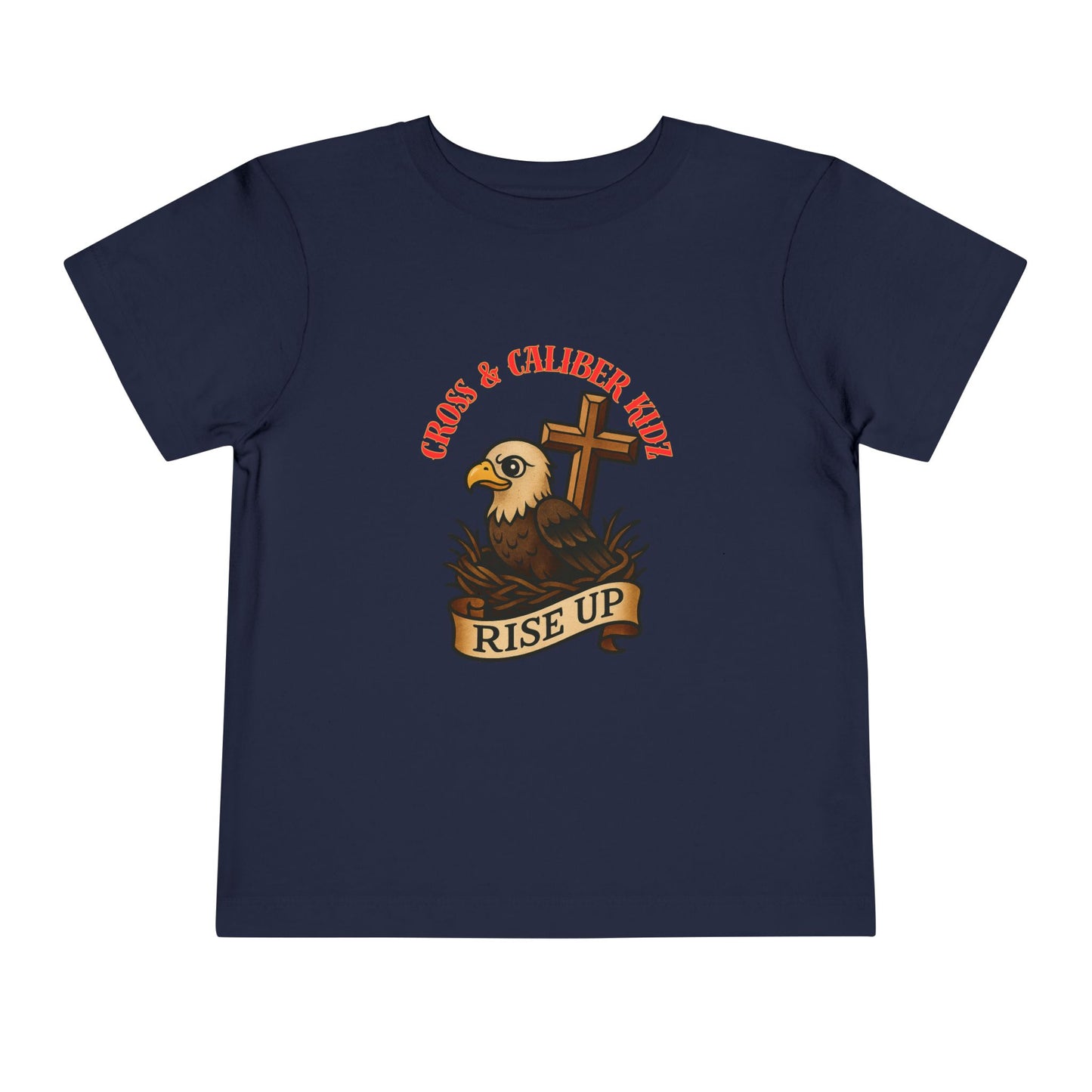 Kids' Eagle 'Rise Up' Short Sleeve Tee - Inspirational Toddler Shirt