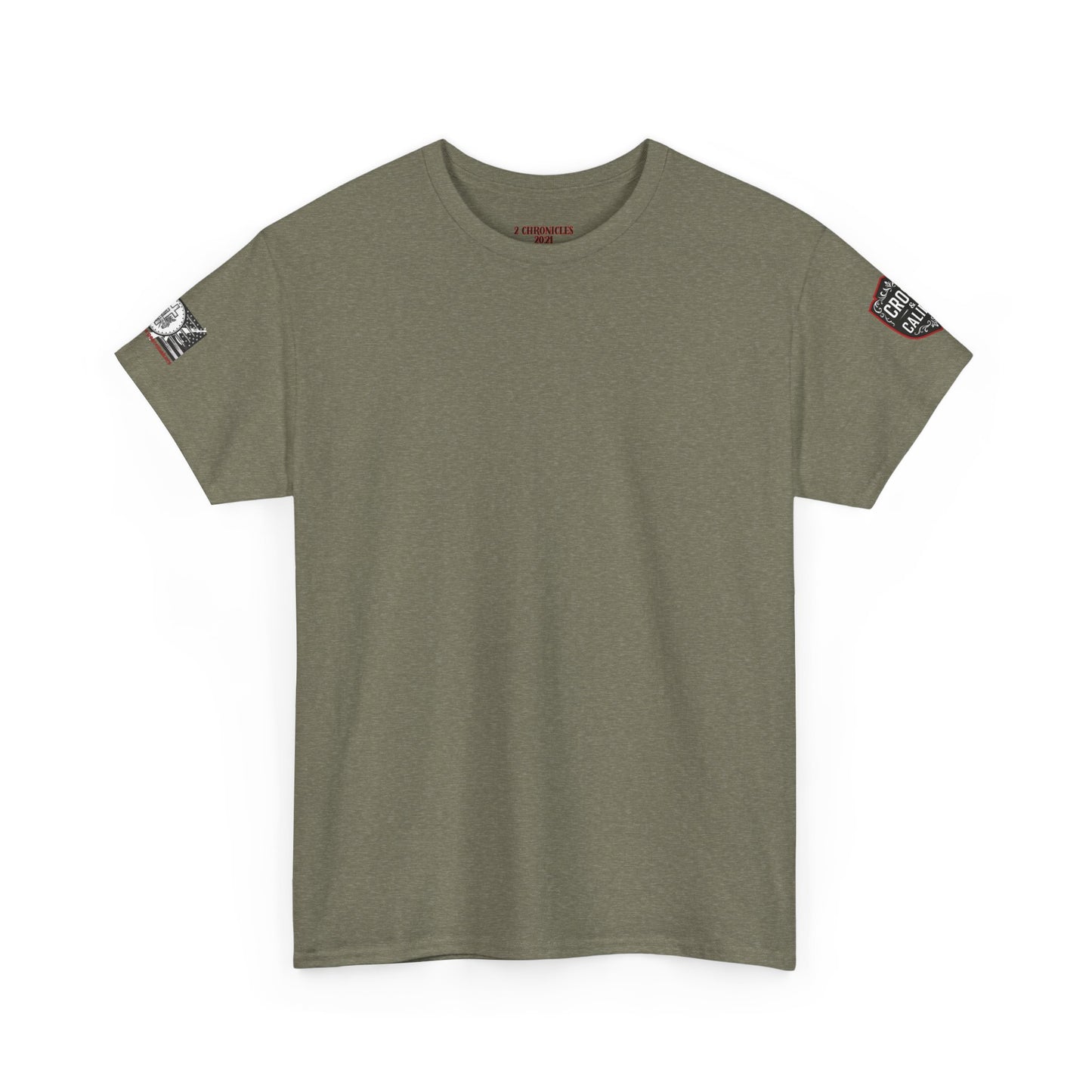Bold Graphic Unisex Tee with Cross & Caliber Design, Casual Streetwear, Gift for Him or Her, Vintage Inspired T-Shirt,