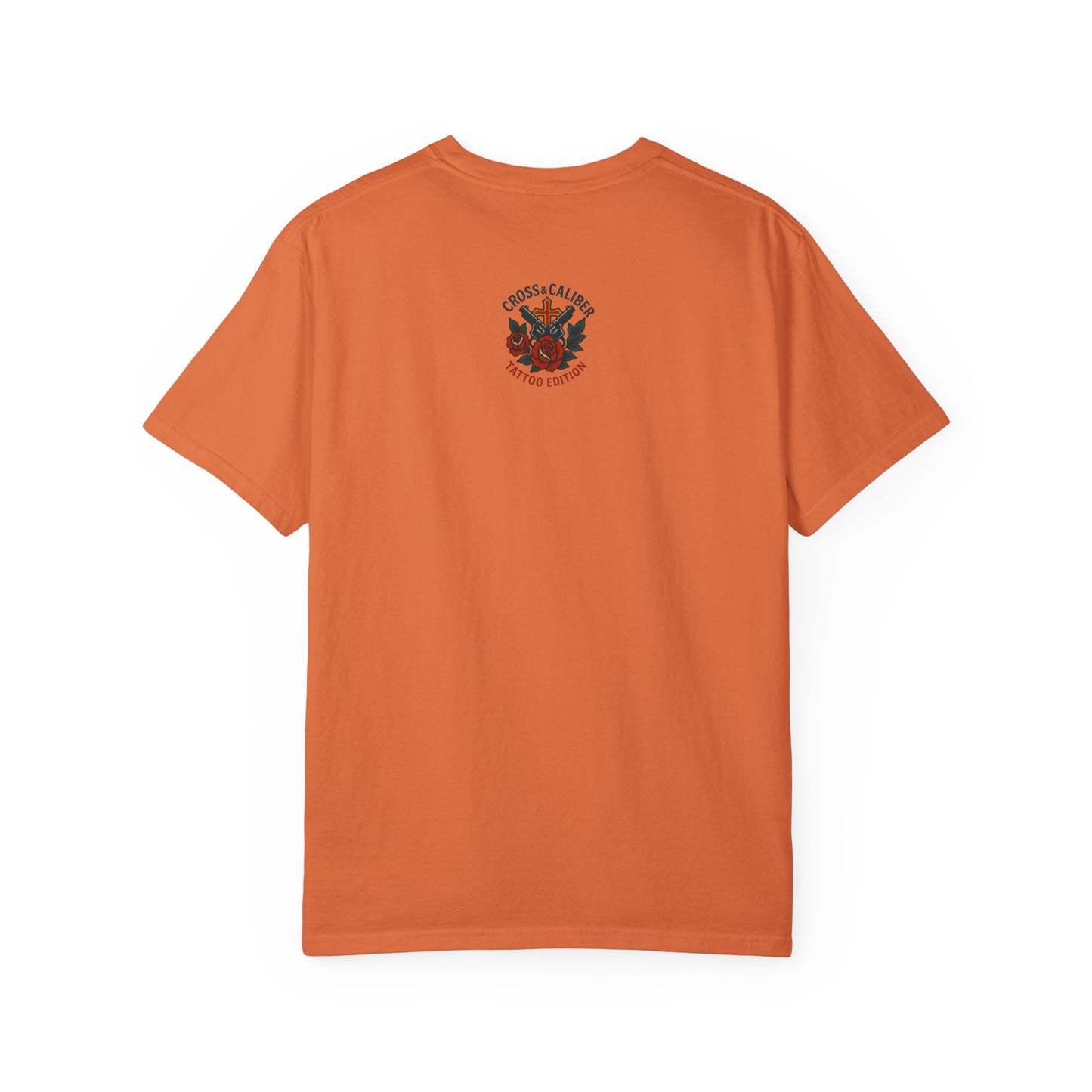 Faith Over Fear Unisex Garment-Dyed T-Shirt - Edgy Heart Design