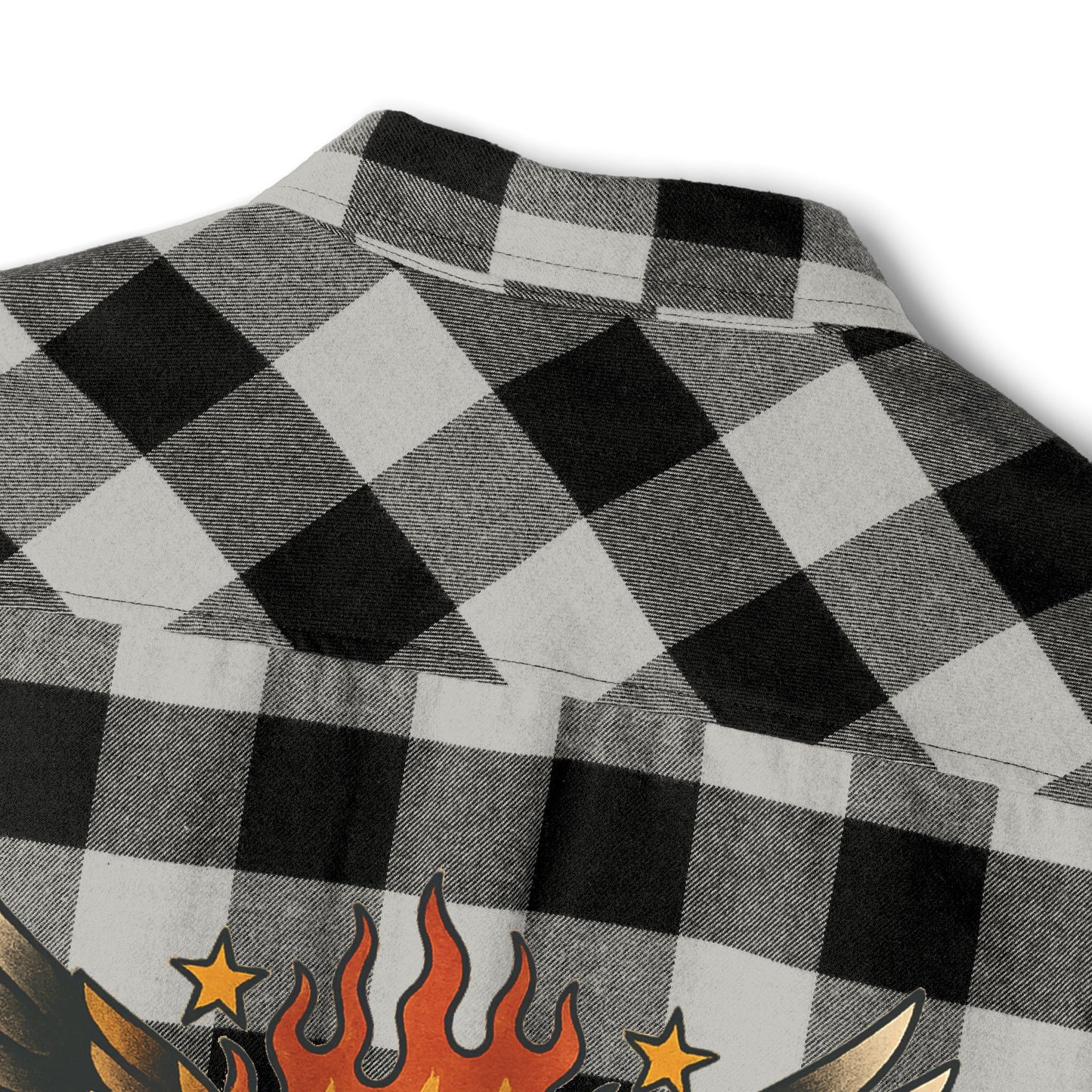 Unisex Flannel Shirt - God, Guns & Glory Design