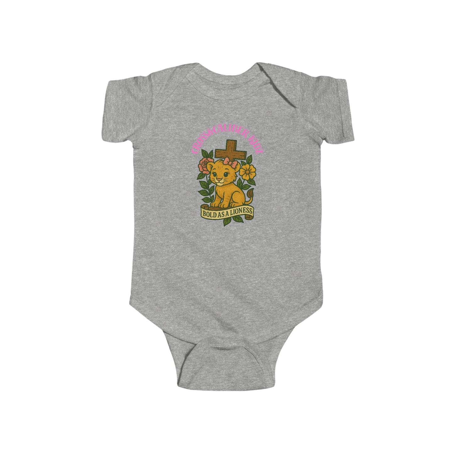 Bold as a Lioness Infant Bodysuit - Cute Animal Baby Outfit