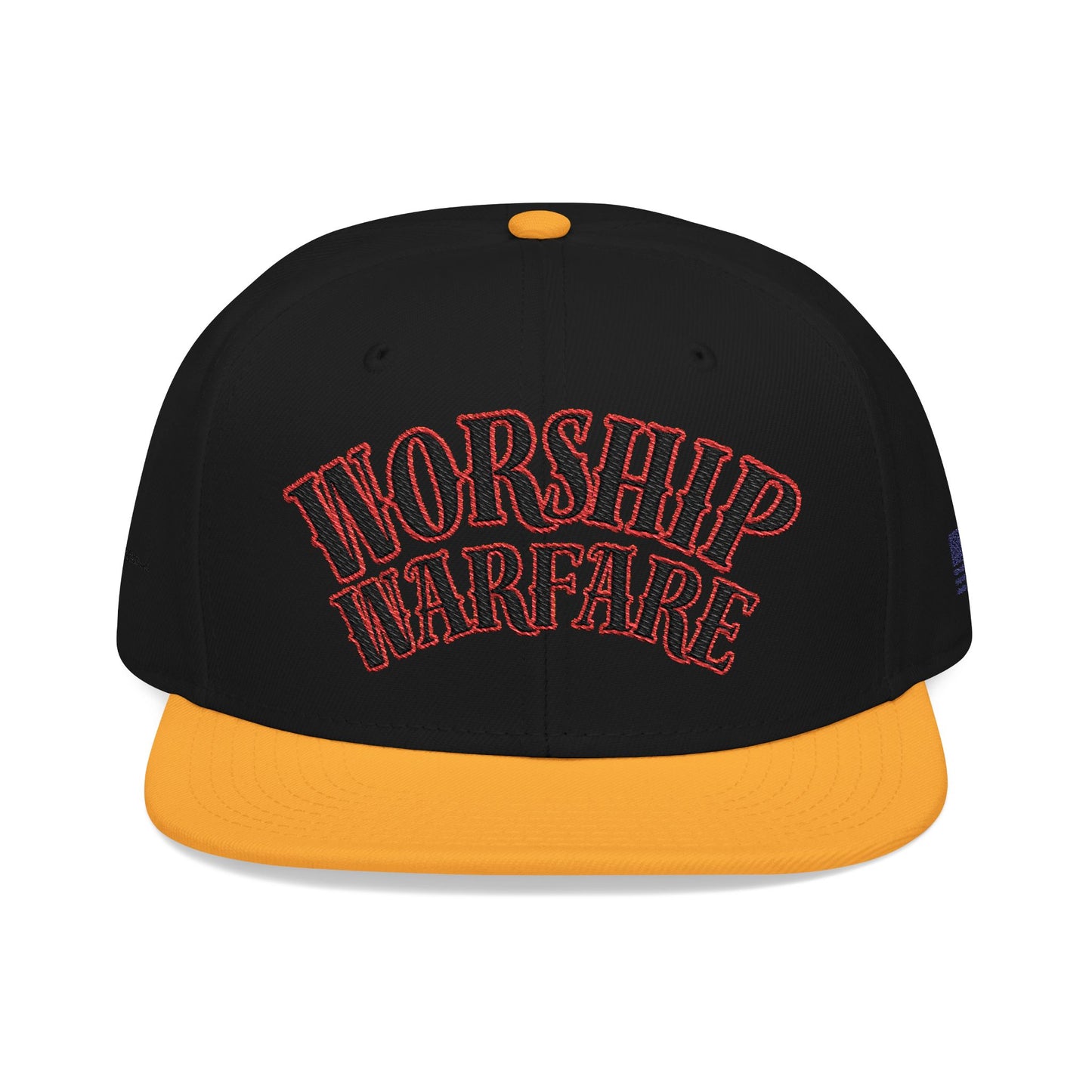Worship Warfare Snapback Cap - Embroidered Hat for Faith & Style