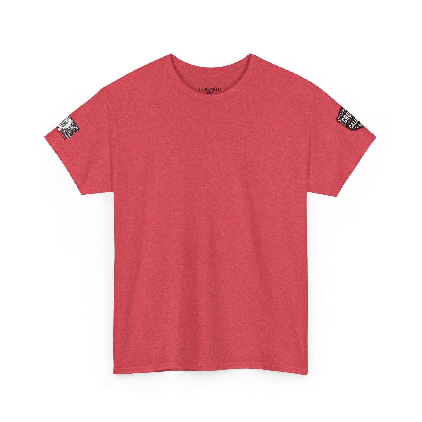 Bold Graphic Unisex Tee with Cross & Caliber Design, Casual Streetwear, Gift for Him or Her, Vintage Inspired T-Shirt,