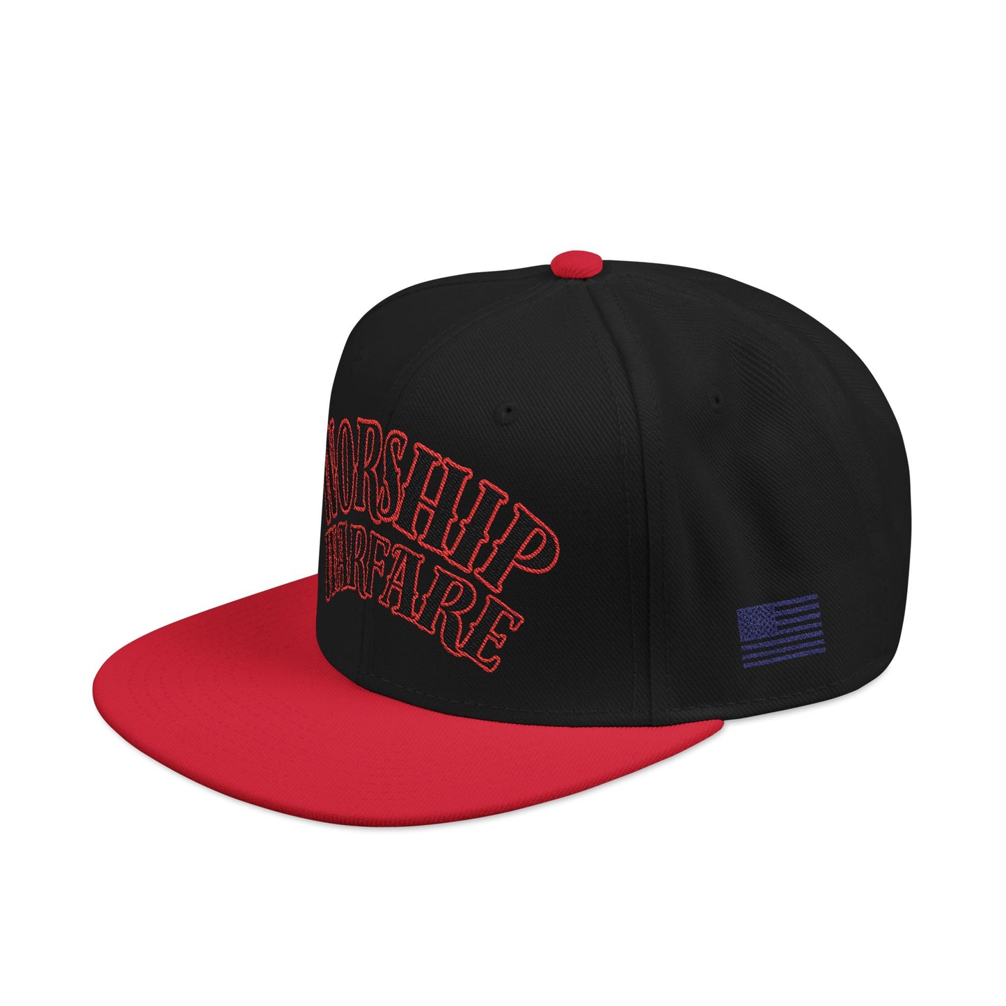 Worship Warfare Snapback Cap - Embroidered Hat for Faith & Style