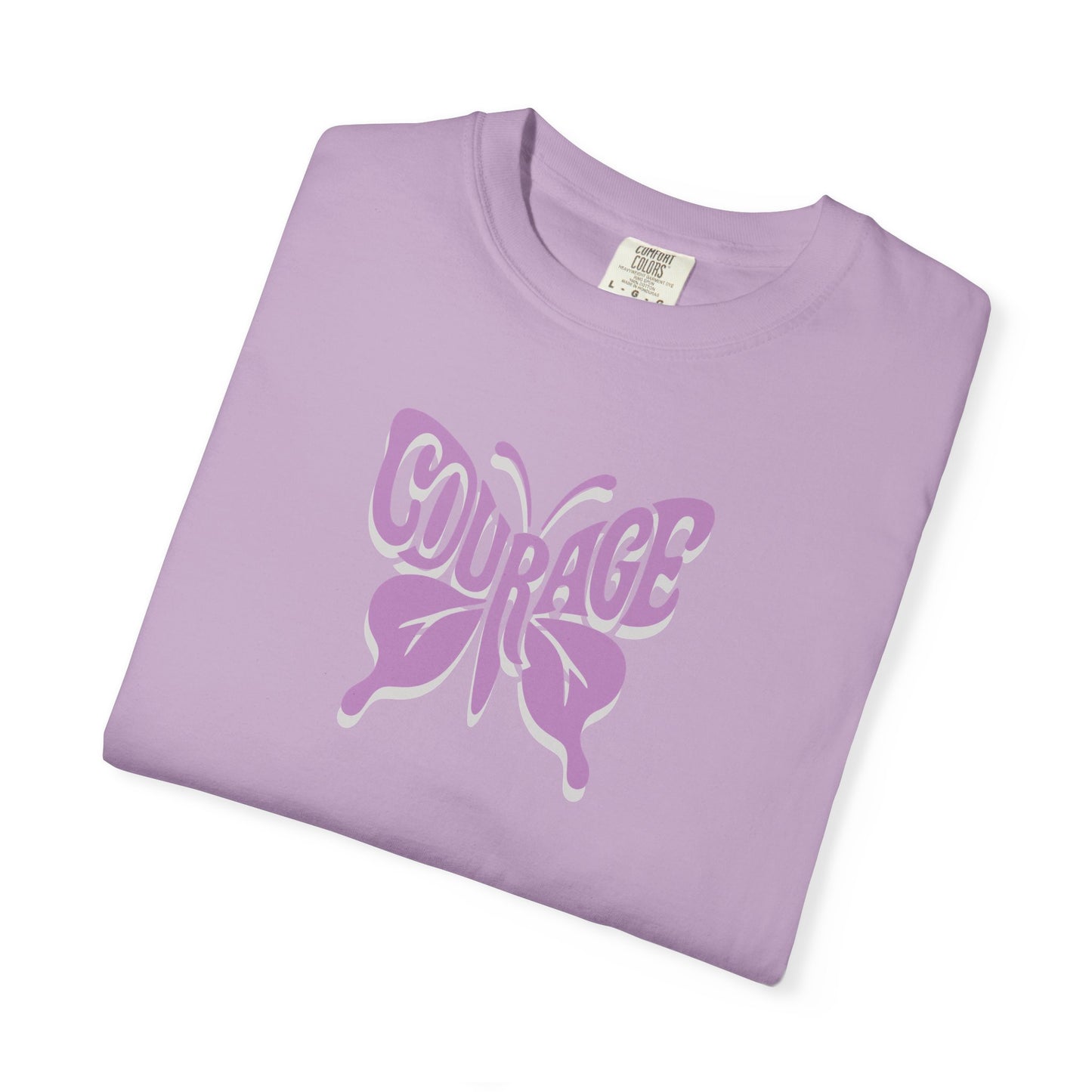 Courage Butterfly T-Shirt, Inspirational Tee, Unisex Graphic Shirt, Motivation Gift, Empowerment Apparel, Butterfly Design