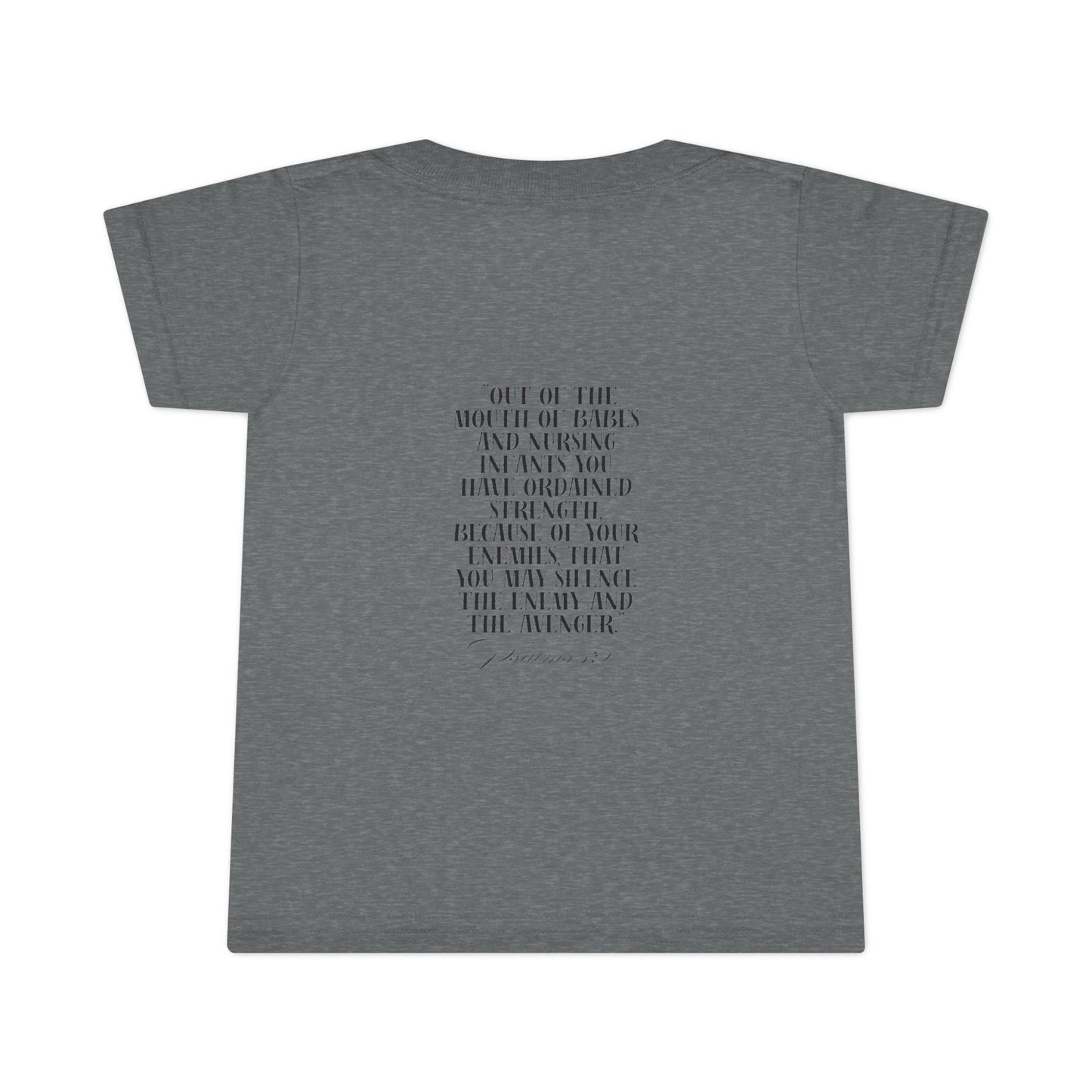 Bold Eagle & Roses Toddler T-Shirt - Faith-Inspired Design
