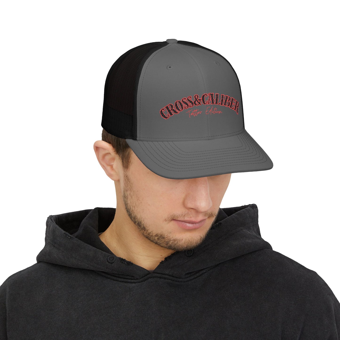 Embroidered Snapback Trucker Cap - Cool Casual Style for Outdoors