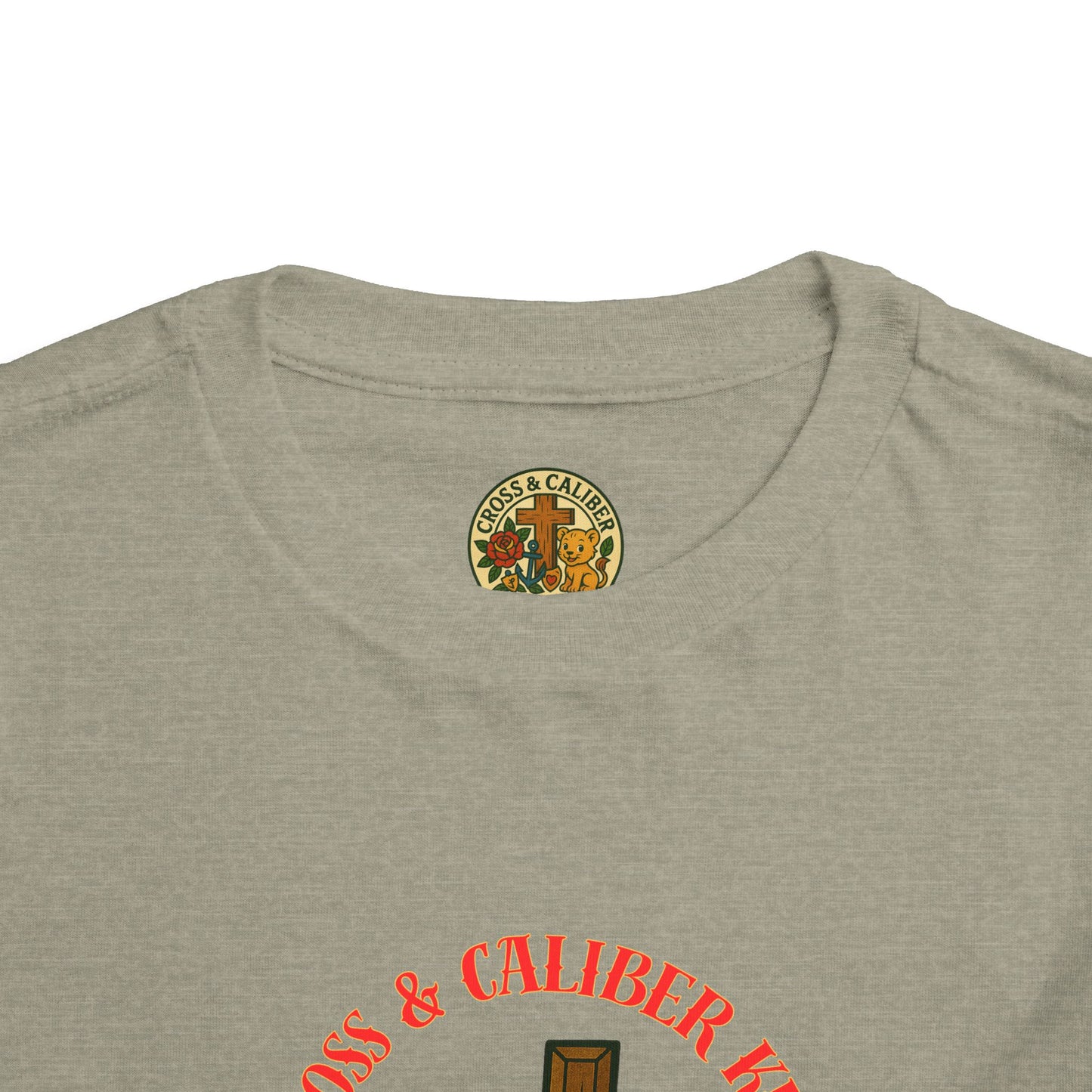 Bold as a Lion Toddler Tee - Cute Christian Graphic Shirt for Kids