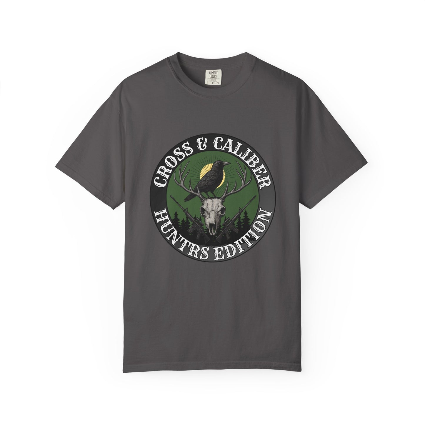 Hunting Themed Unisex T-Shirt | Cross & Caliber | Gift for Hunters | Outdoor Wear | Nature Lover Tee, Casual Style, Hunting Apparel