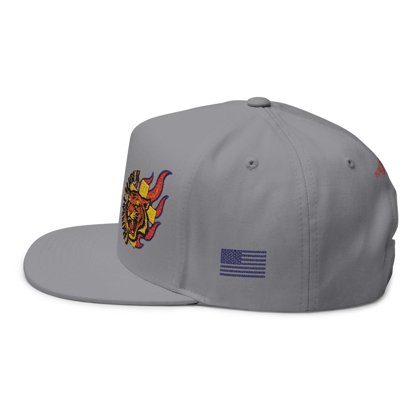 Embroidered Flat Bill Cap - Cross & Caliber Design