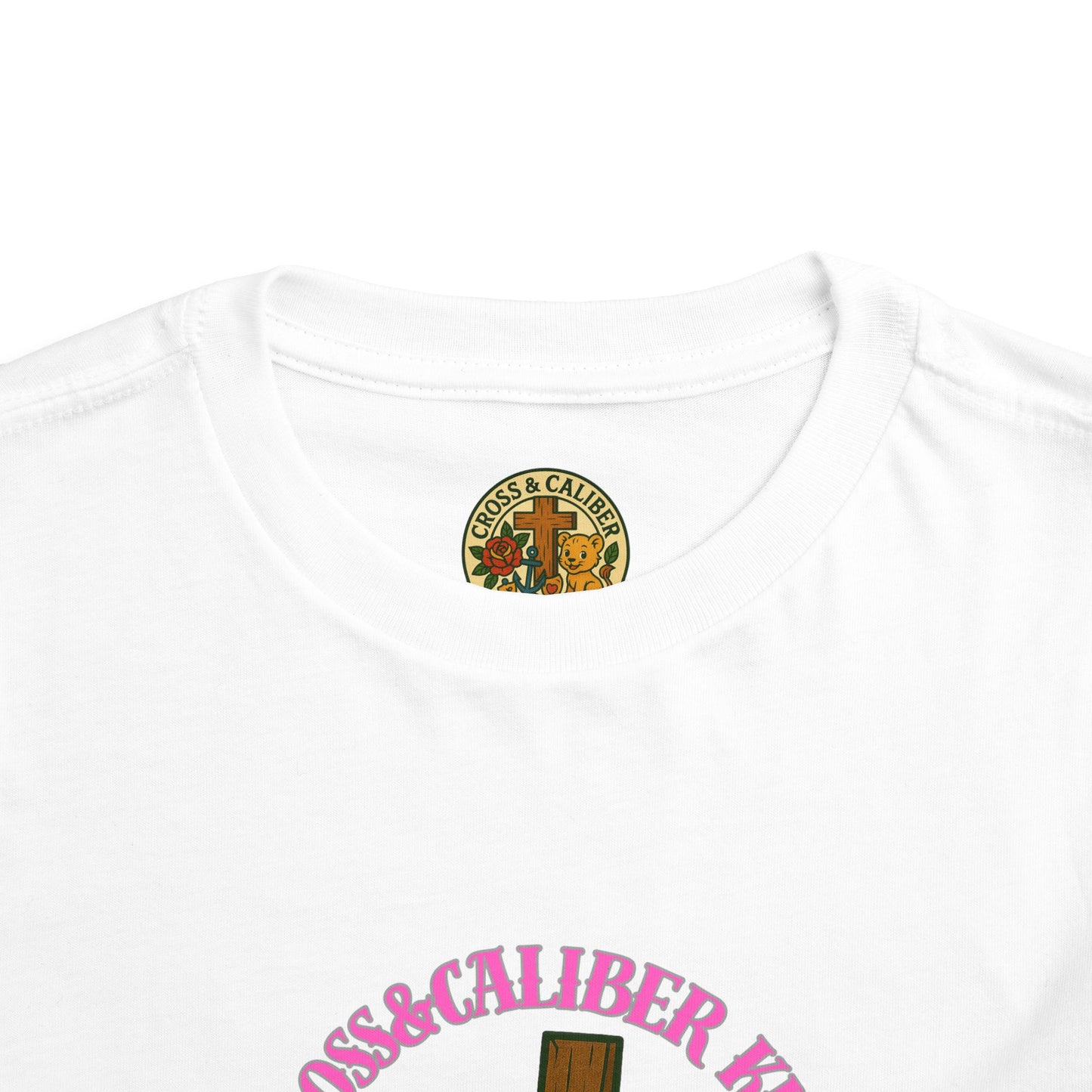 Toddler Short Sleeve Tee - Bold as a Lioness Design