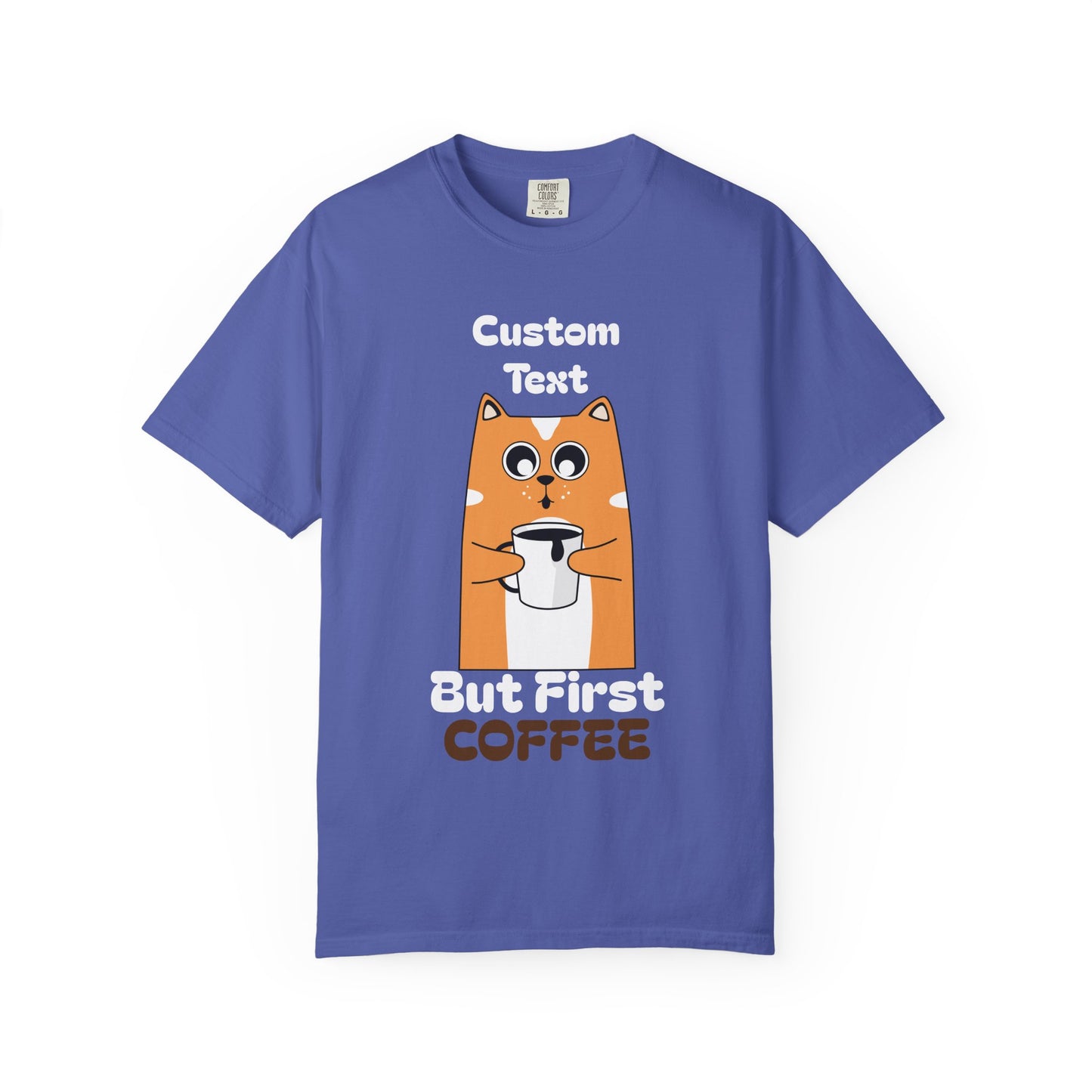 Coffee Lover T-Shirt - Unisex Garment-Dyed Tee, Fun Gift for Coffee Enthusiasts, Perfect for Birthdays, Casual Wear, Coffee Shop Visits