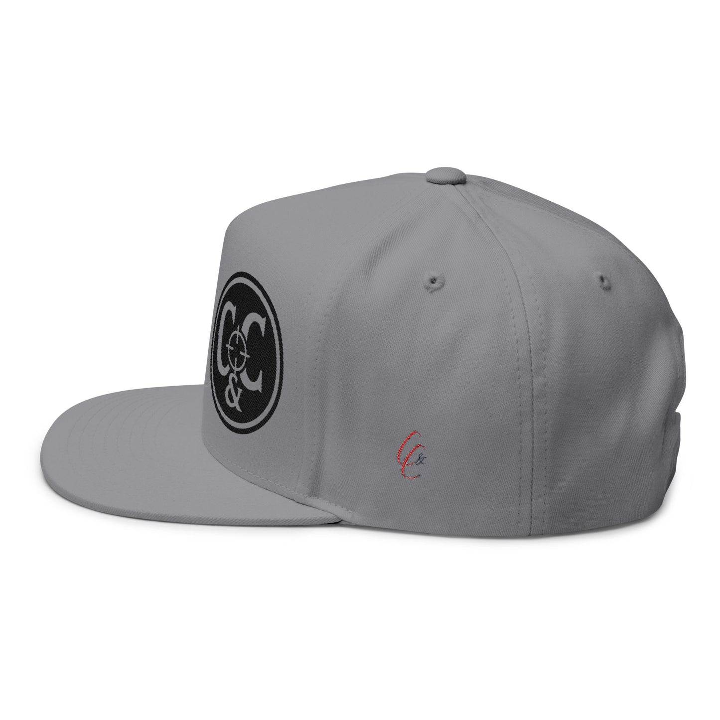 Stylish Embroidered Flat Bill Cap - Perfect for Casual Outings and Special Occasions