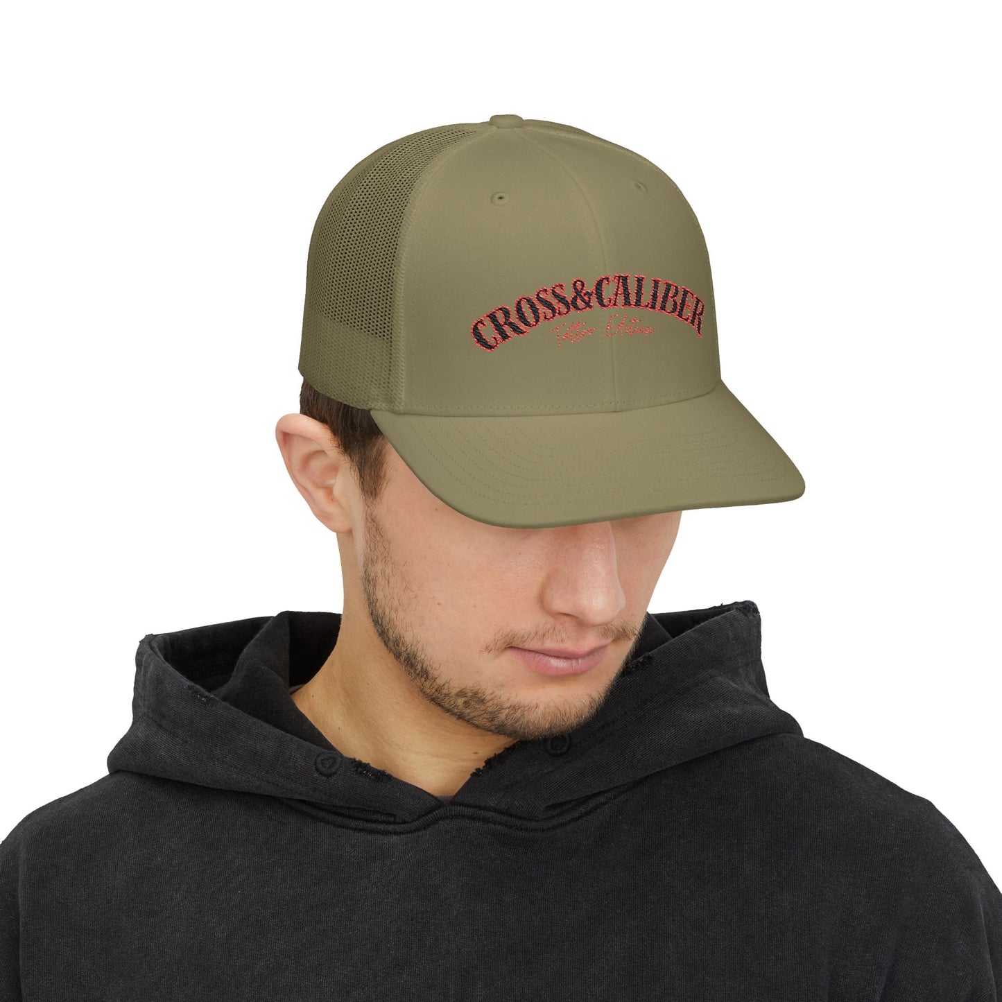 Embroidered Snapback Trucker Cap - Cool Casual Style for Outdoors